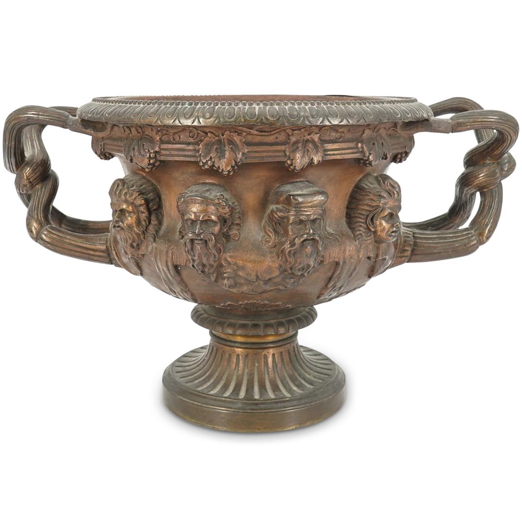 Antique French Bronze Warwick Vase (1 of 8)