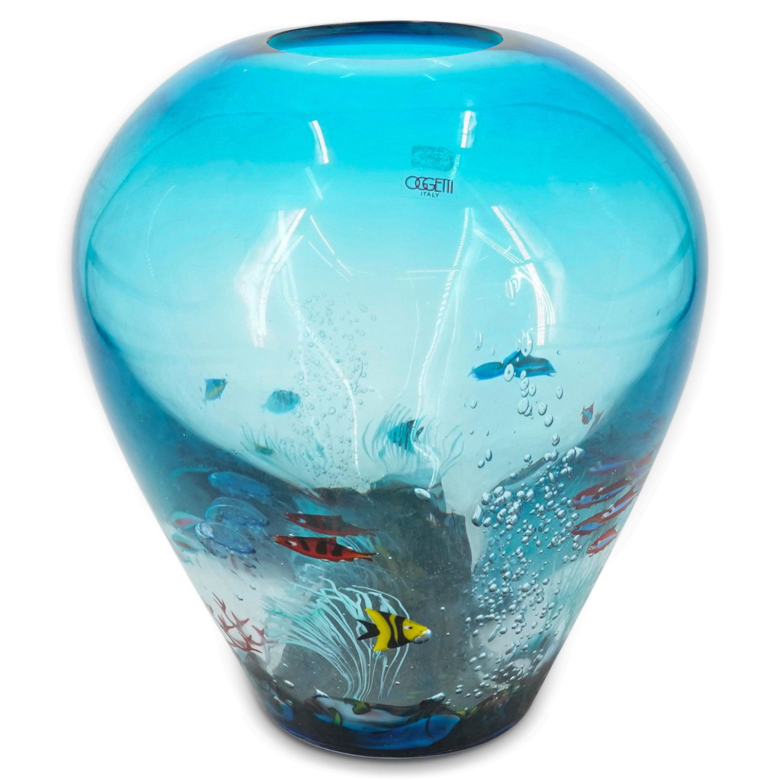 Roberto Camozzo Oggetti Fish Bowl Murano Vase (1 of 9)