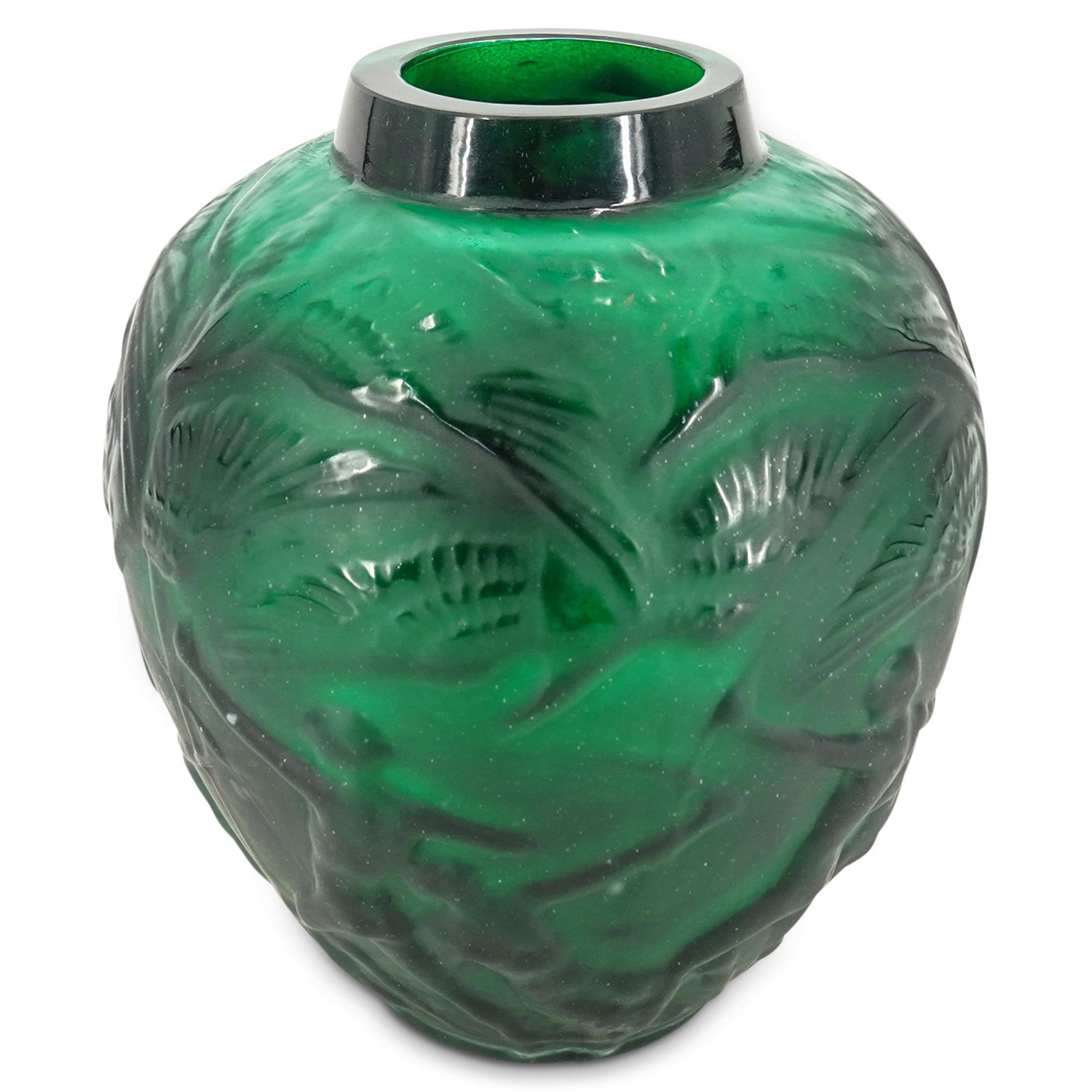 After Rene Lalique "Archers" Glass Vase (1 of 7)