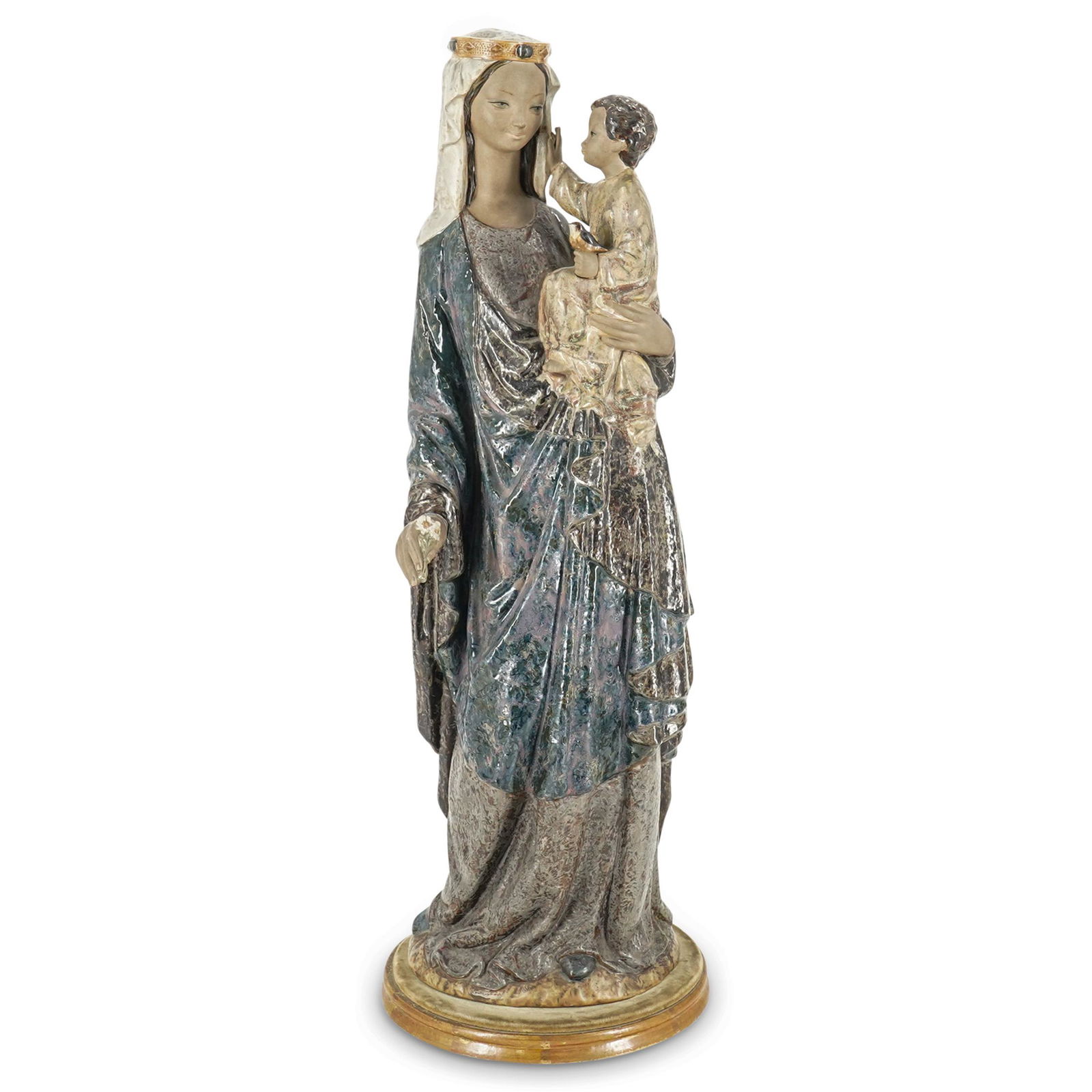 Lladro "Madonna With Child" Porcelain Grouping (1 of 9)