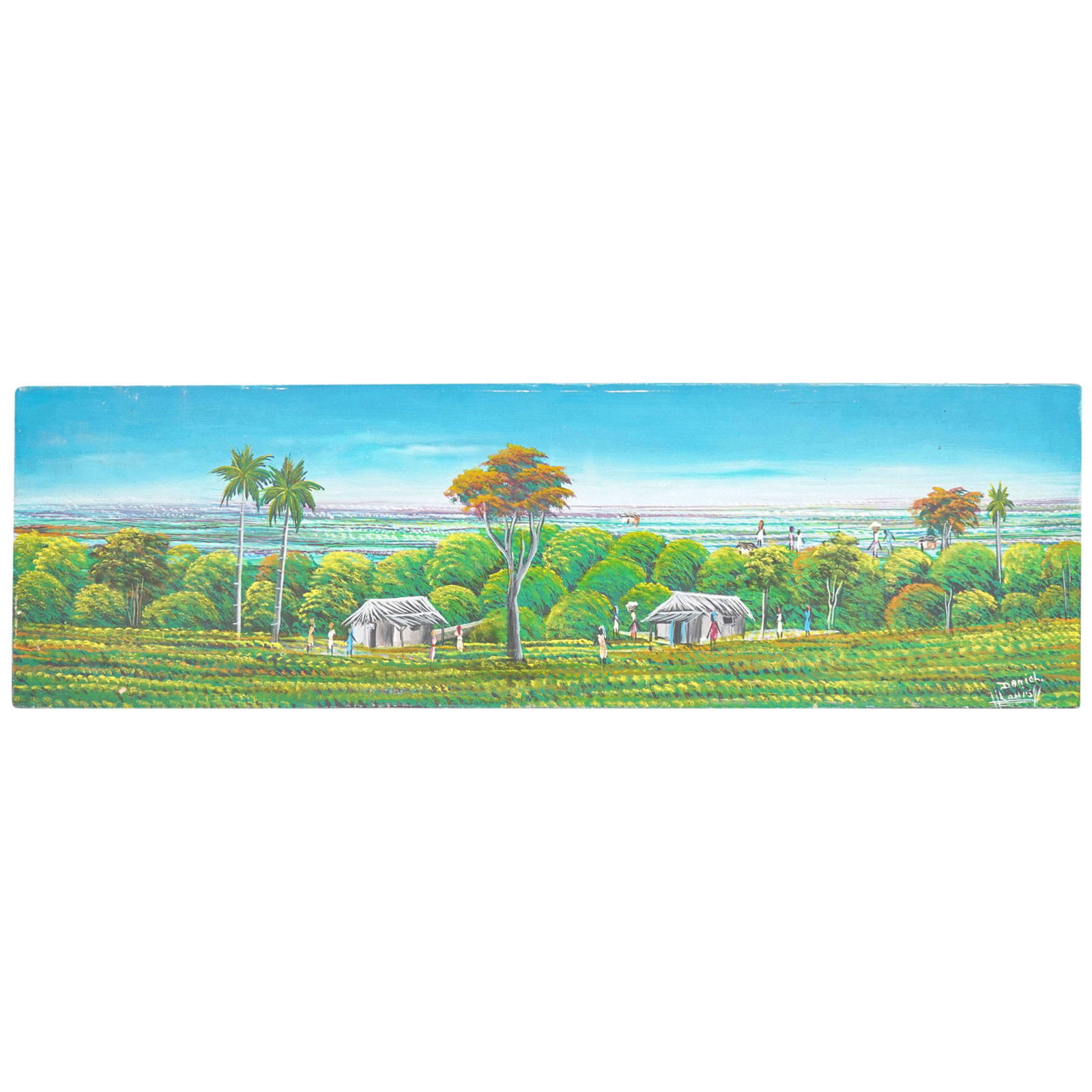 Daniel Louis (Haitian, 1955) Landscape Painting (1 of 8)