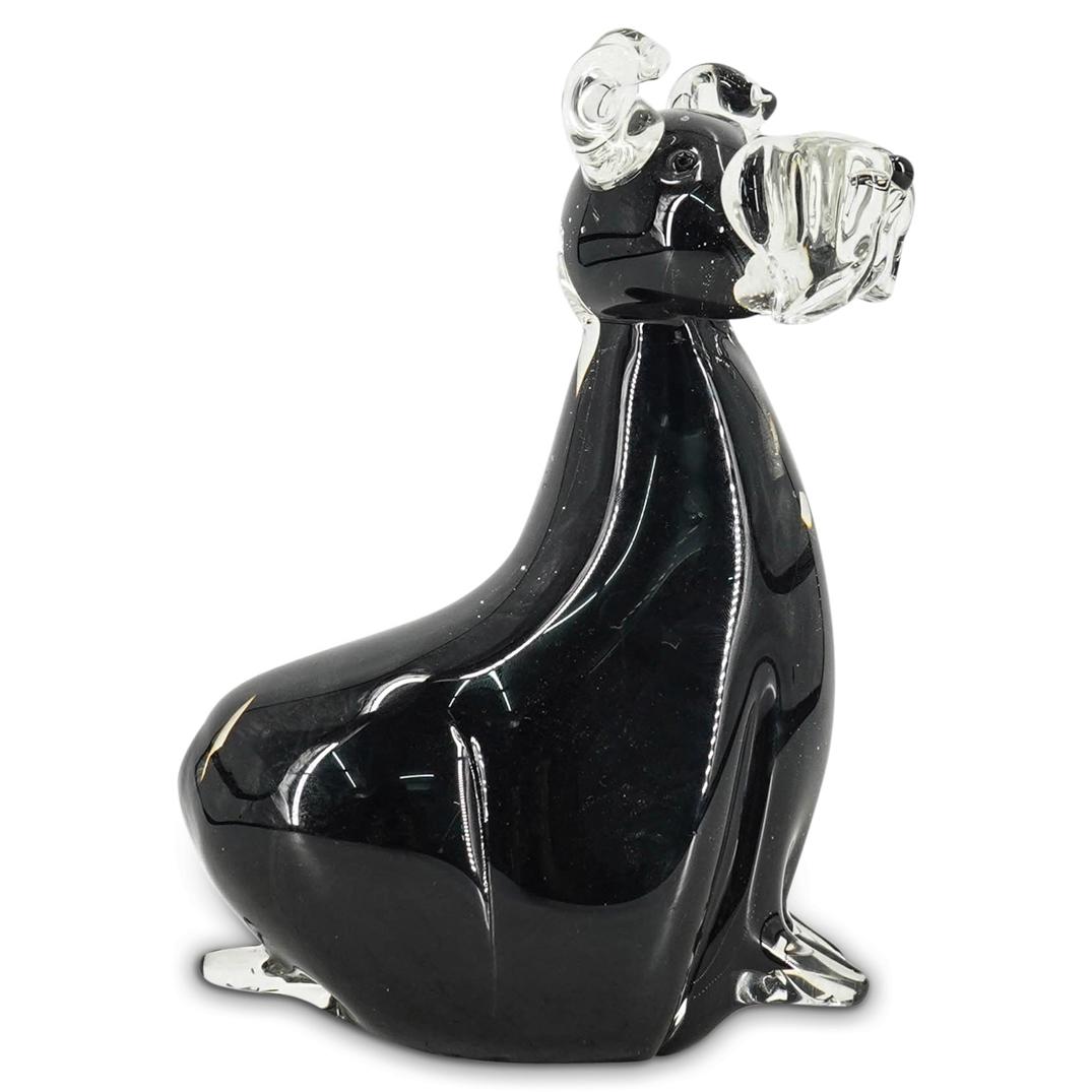 Vintage Scottish Terrier Murano Glass Sculpture (1 of 8)