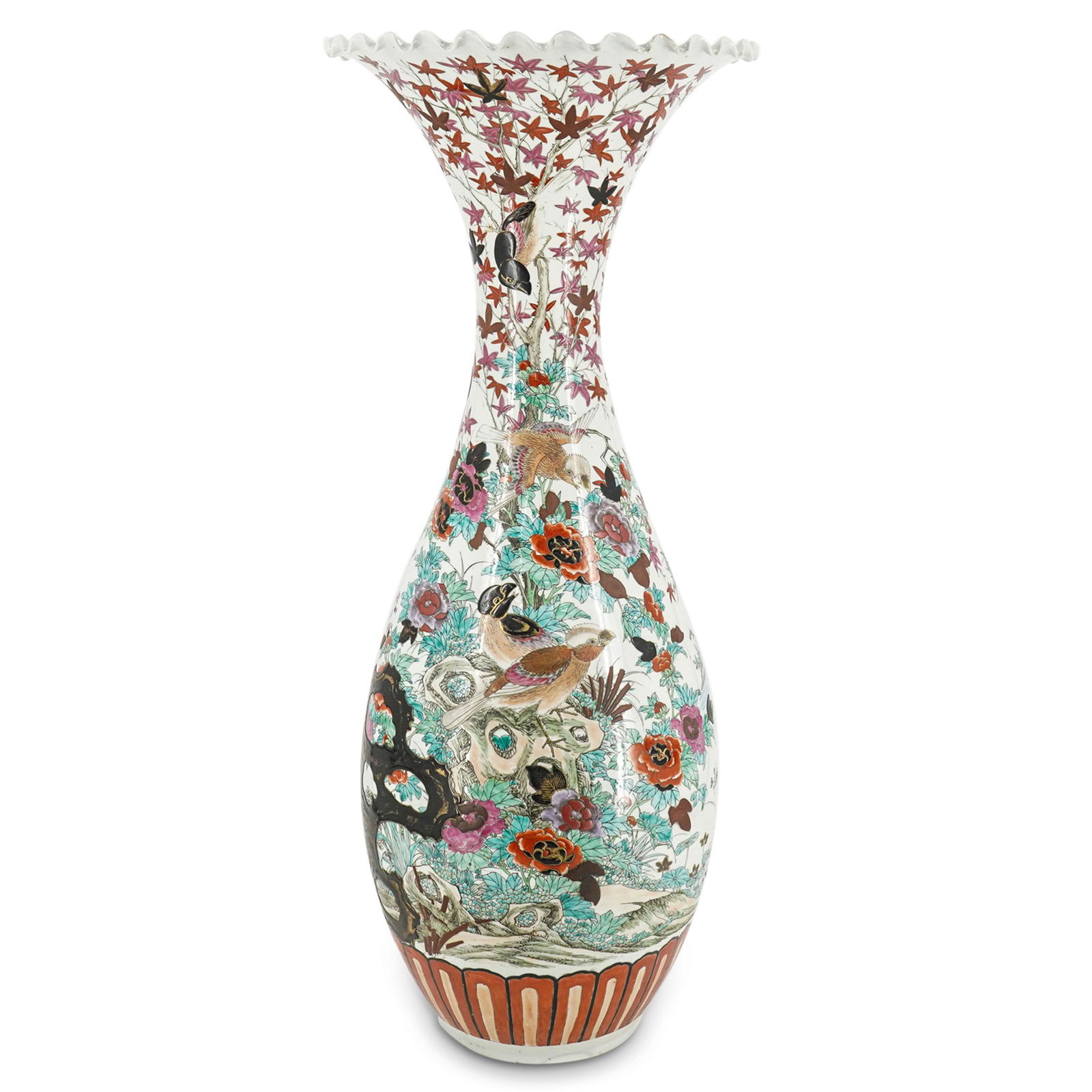 Antique Imari Porcelain Floor Vase (1 of 10)