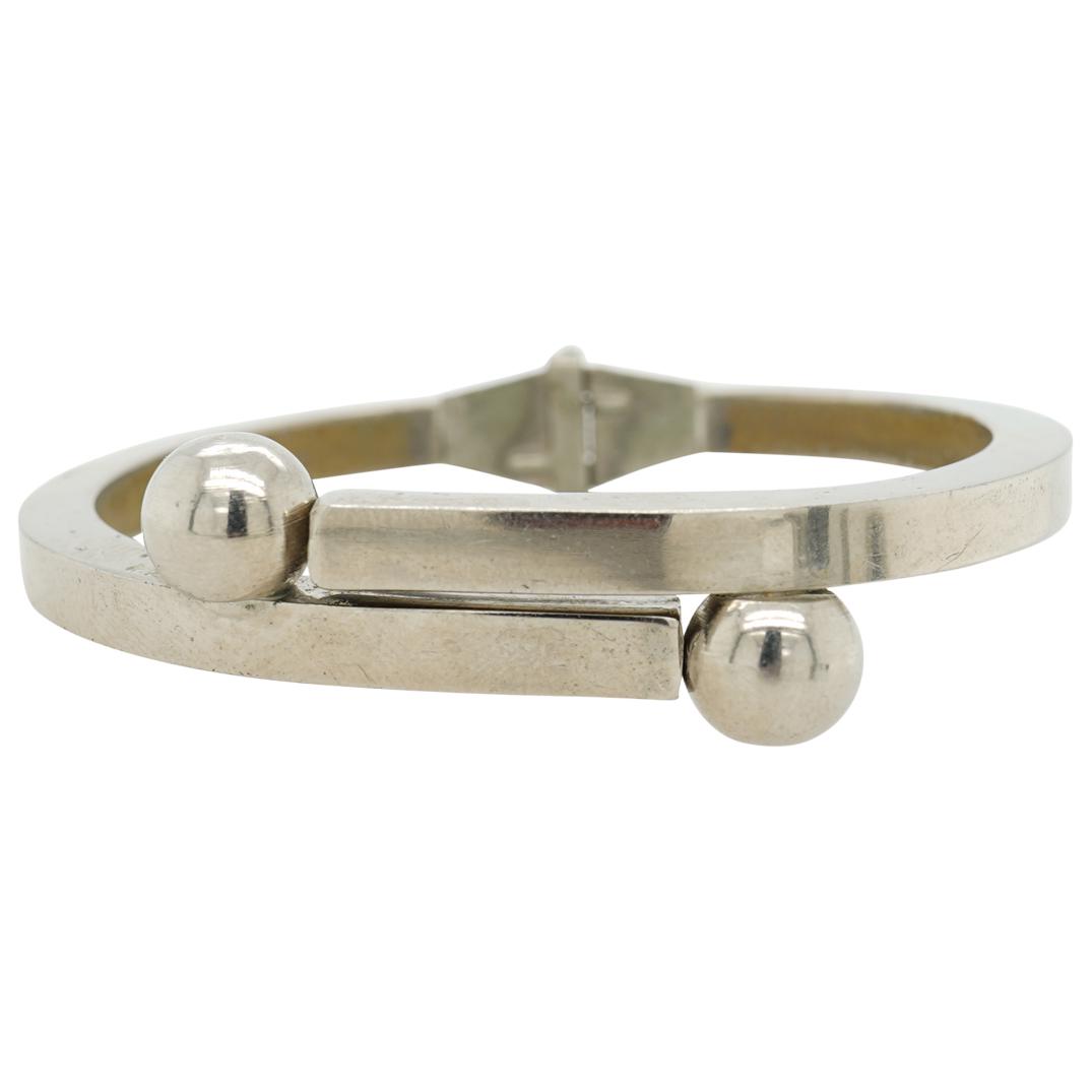 Sterling Silver Modernist Cuff Bracelet (1 of 2)