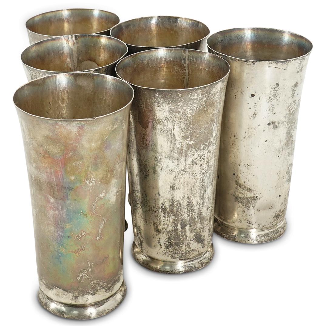 (6 Pc) William Spratling Mexican Sterling Silver Drinking Cups (1 of 7)