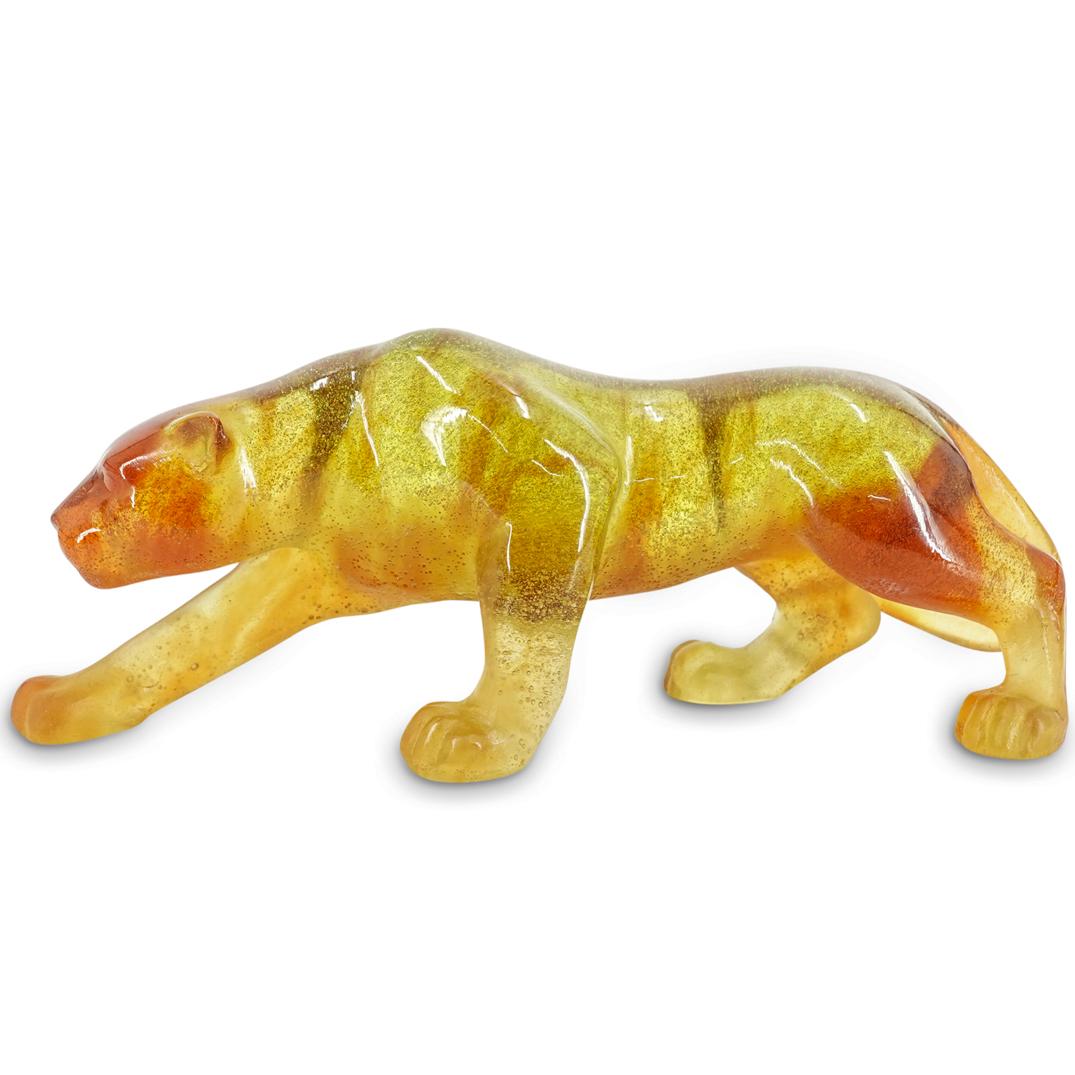 Daum Crystal Panther Sculpture (1 of 7)