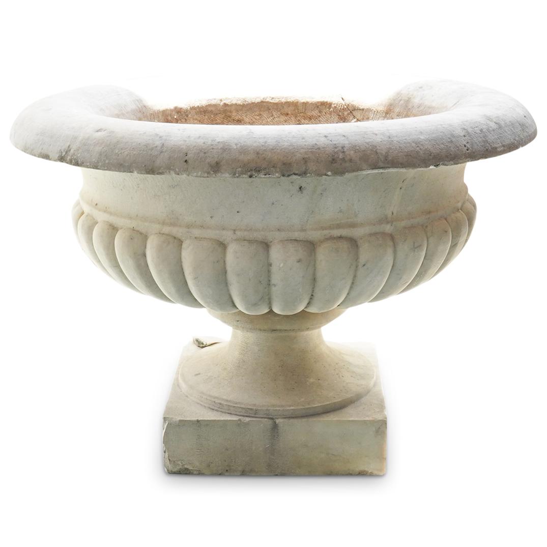 Large Size Carved Marble Trough Planter (1 of 4)