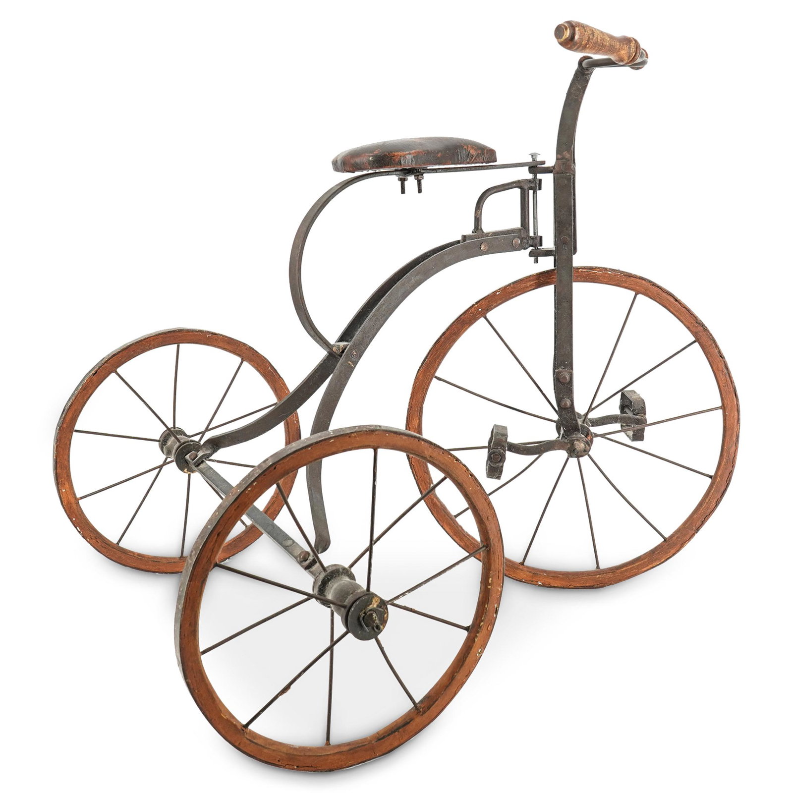 Antique Wood And Metal Children's Delta Tricycle (1 of 8)