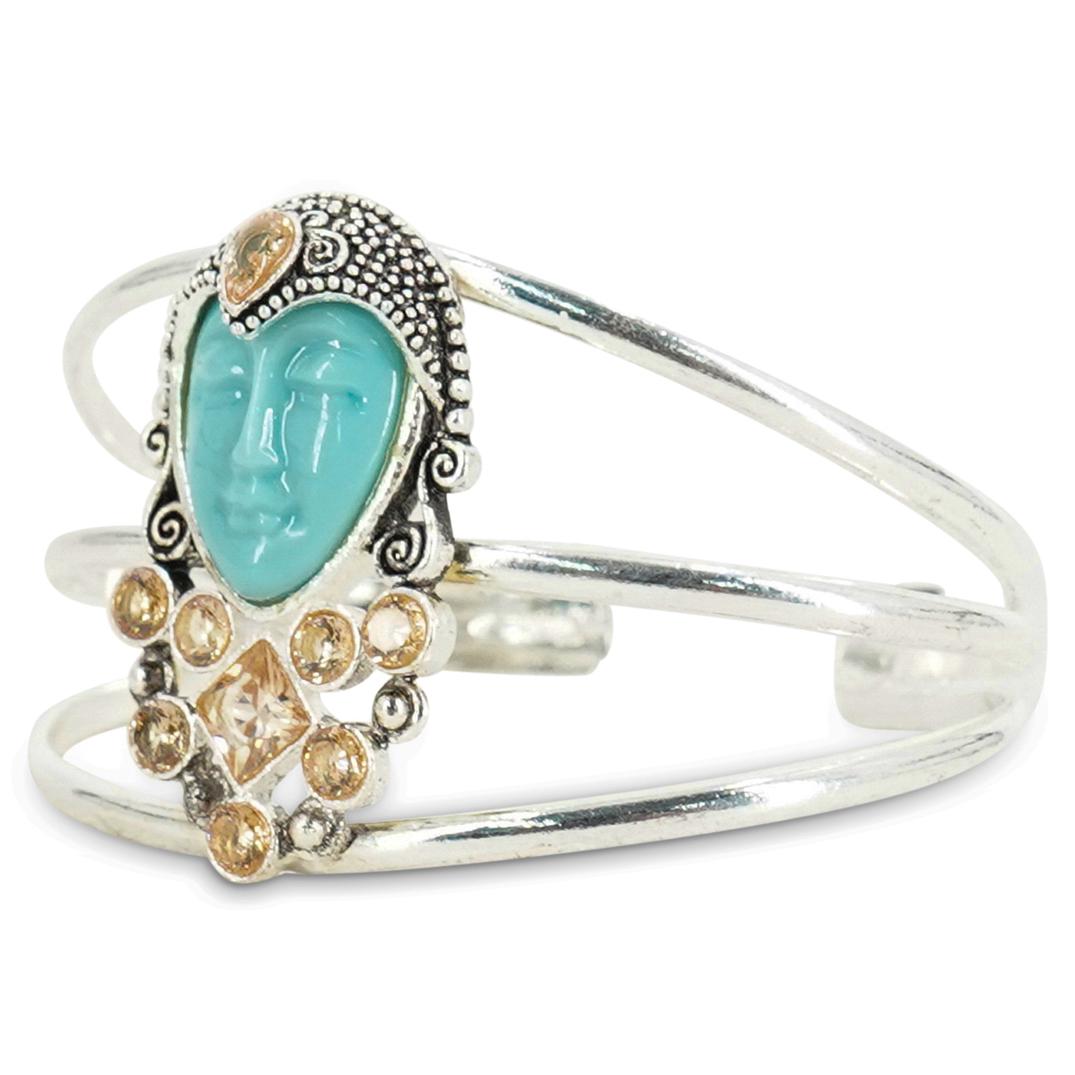 Sajen Style Sterling Silver Cuff Bracelet (1 of 4)