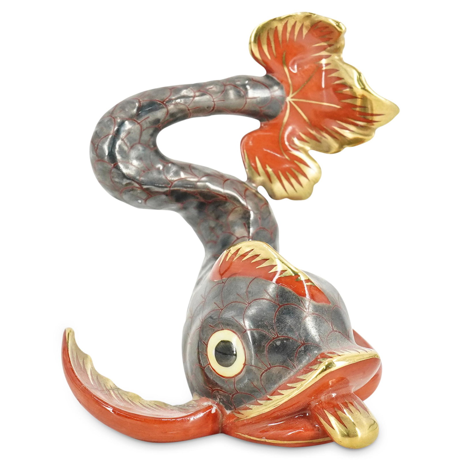 Herend Koi Fish Porcelain Figurine (1 of 5)