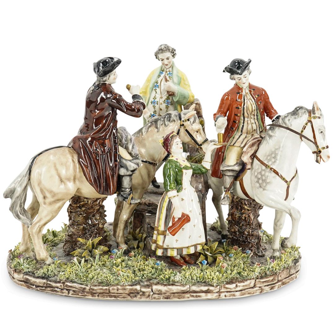 Ackermann And Fritz Dresden Porcelain Grouping (1 of 9)