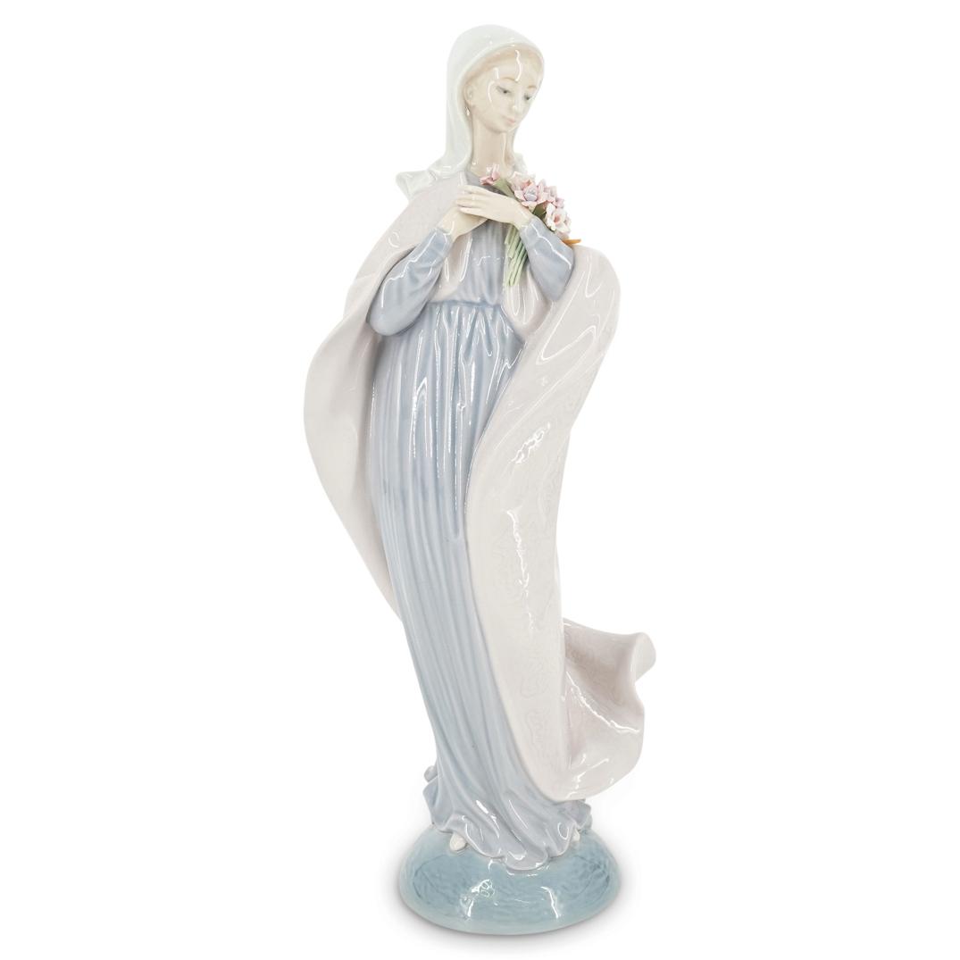 Lladro "Madonna with Flowers" Porcelain (1 of 5)