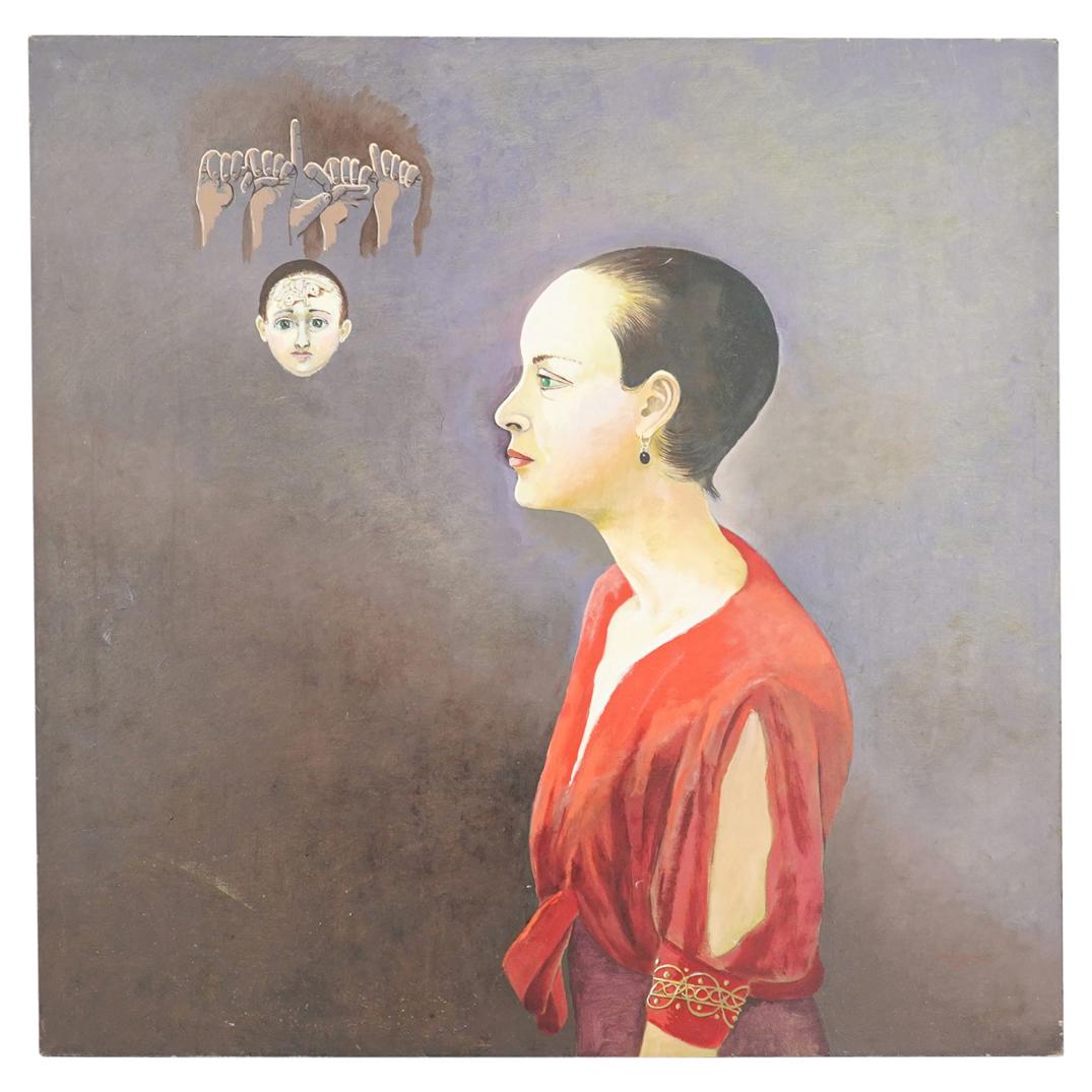 Morris Broderson (American, 1928) "Medea in Thought" Oil On Canvas (1 of 9)