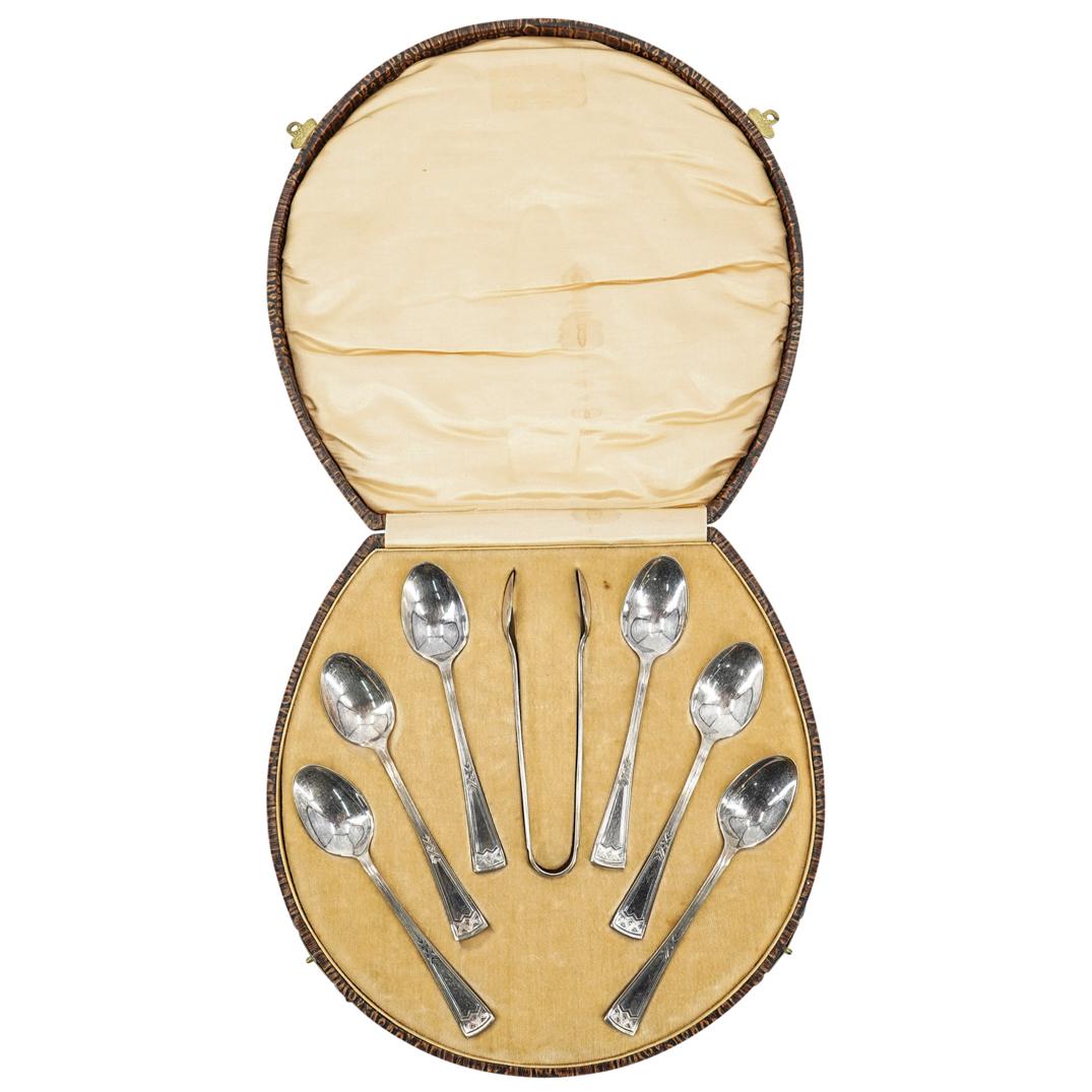 (8 Pc) Spoon And Tong Set In Case (1 of 8)