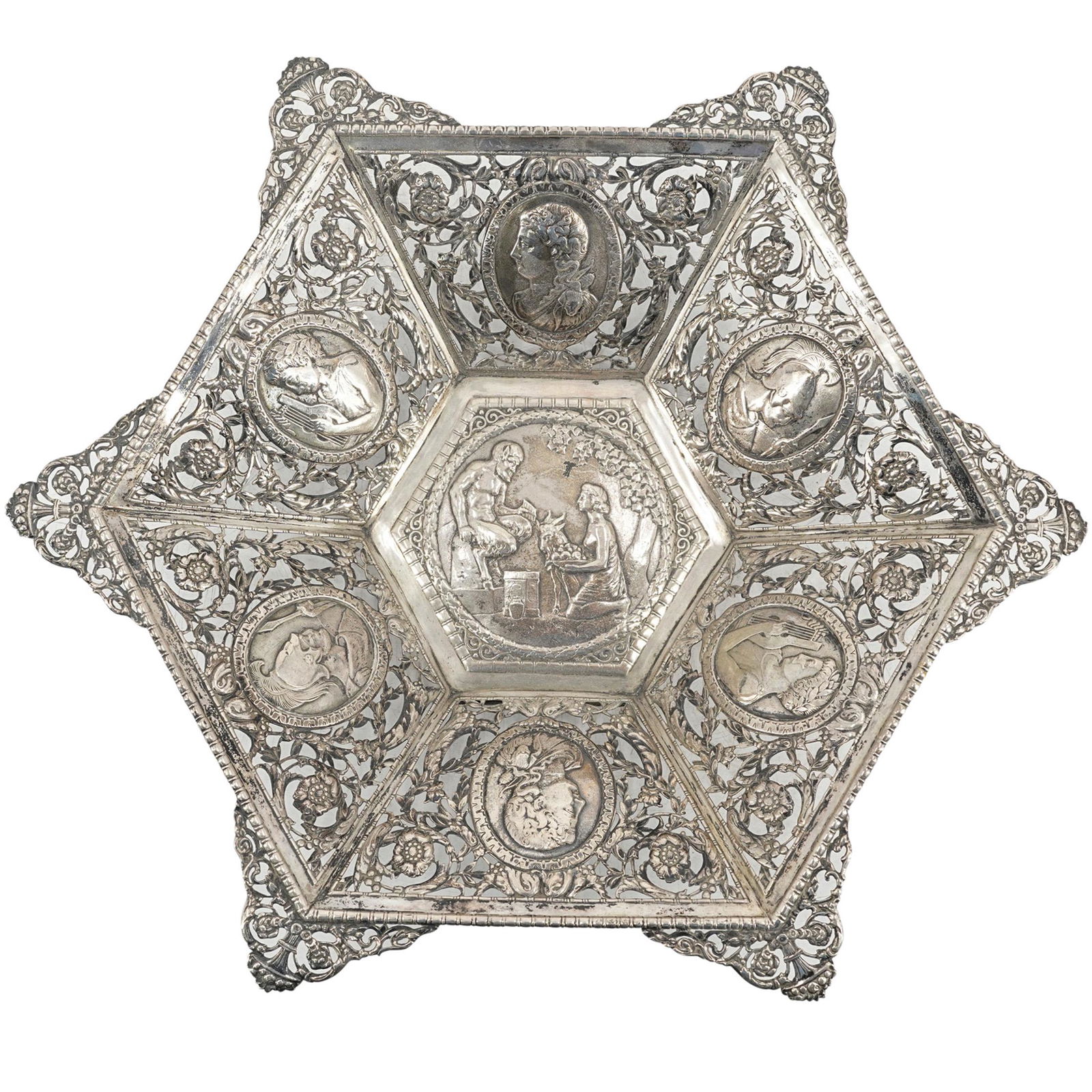 Antique German 800 Silver Centerpiece (1 of 11)