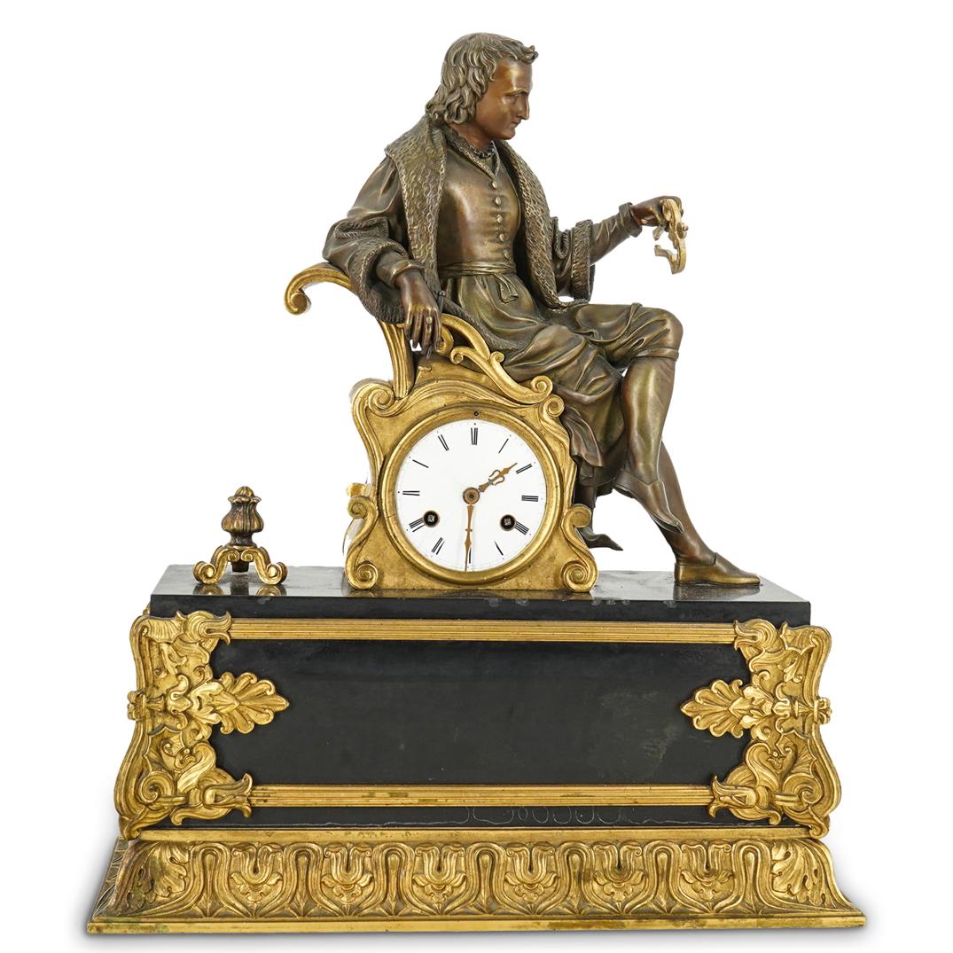 Raingo Freres Bronze And Marble Scholar Clock (1 of 12)