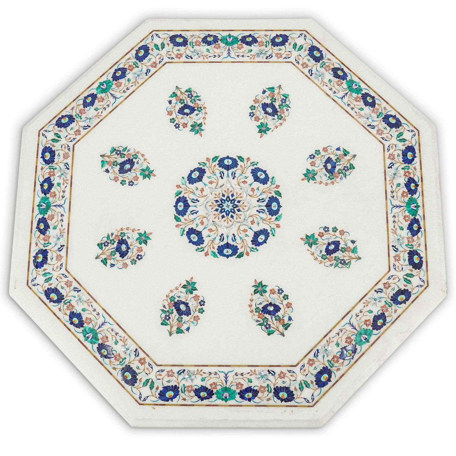 Marble Floral Pietra Dura Table Top (1 of 6)