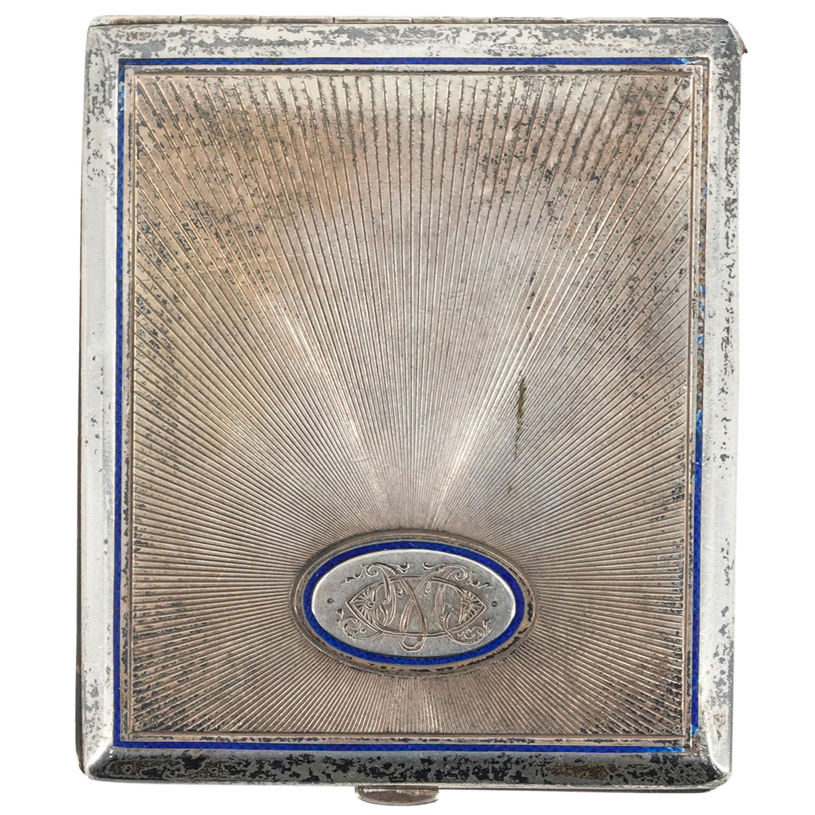 Antique 900 Silver Makeup Case (1 of 6)