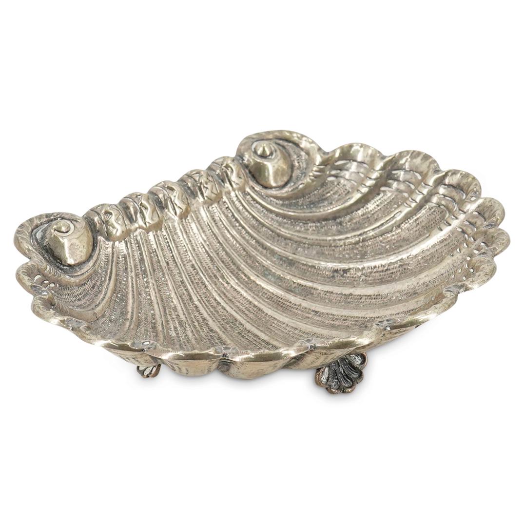 Large 800 Silver Shell Dish (1 of 6)