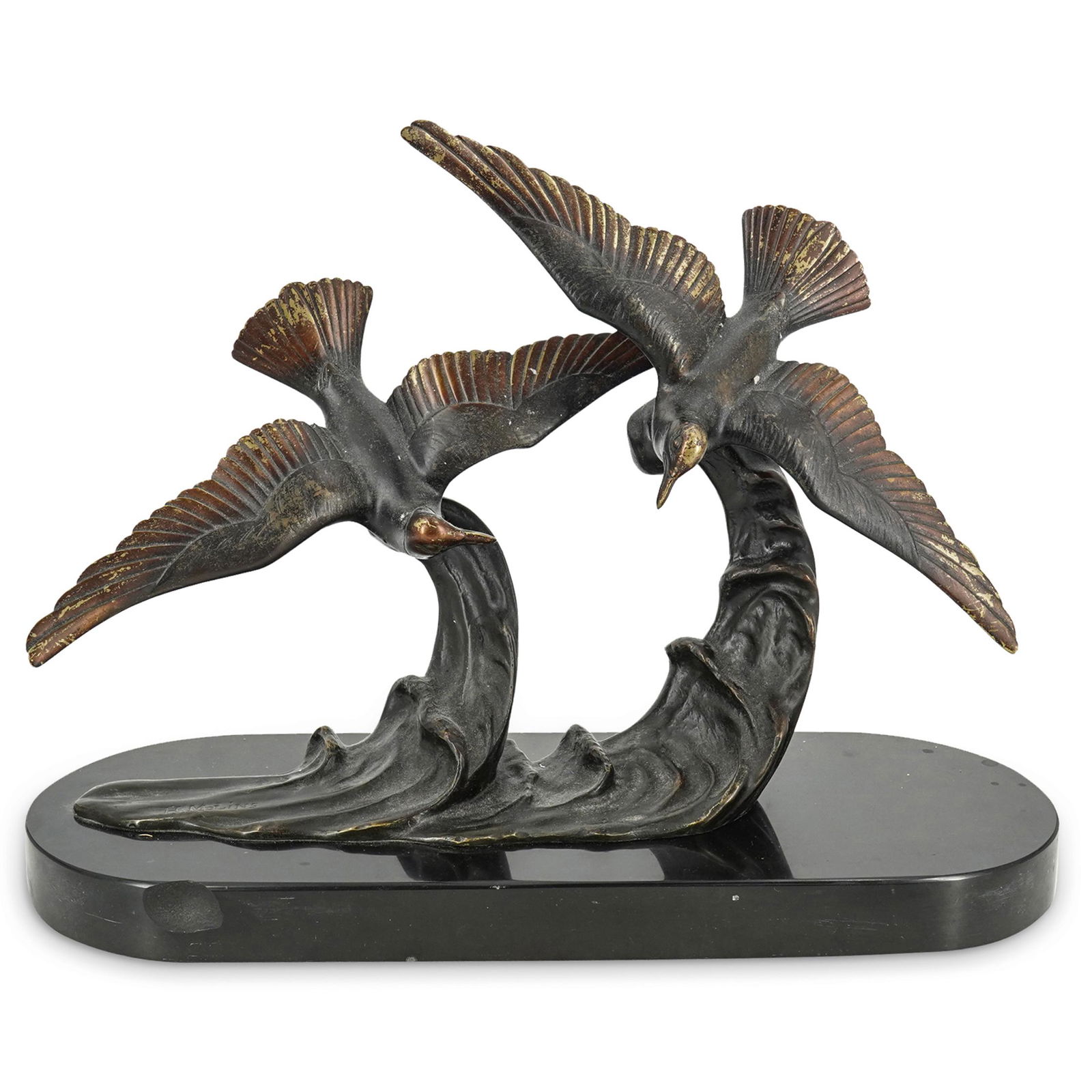 Henri Molins (1893-1958) Seagull Bronze Sculpture (1 of 10)