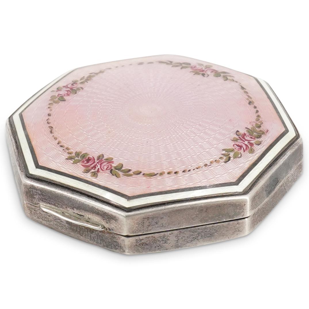 Sterling Guilloche Compact Case (1 of 6)