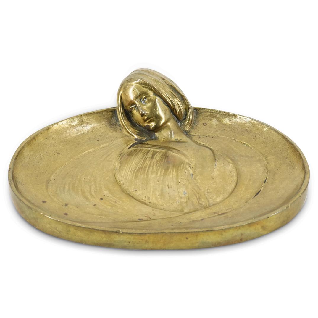 Peter Tereszczuk Austrian Art Nouveau Oval Bronze Tray (1 of 7)
