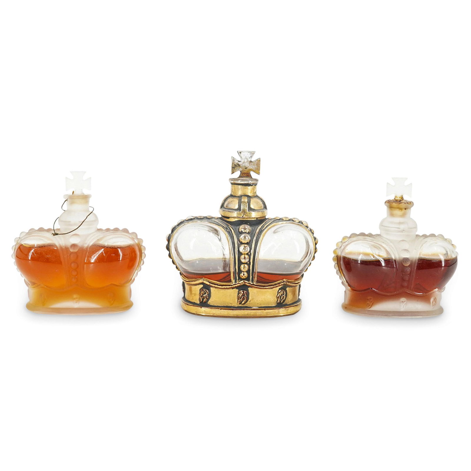 (3 Pc) Vintage Prince Matchabelli Duchess of York Perfume Bottles Set (1 of 6)