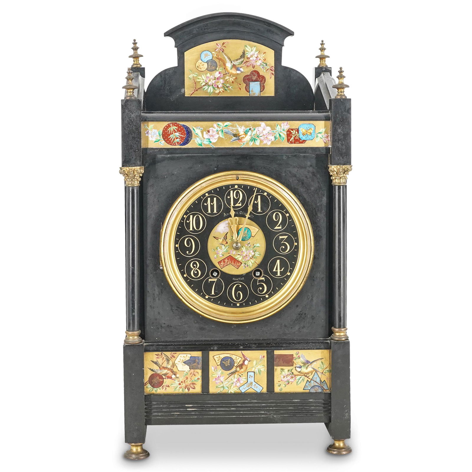 Ansonia Clock Co Chinoiserie Mantel Clock (1 of 11)
