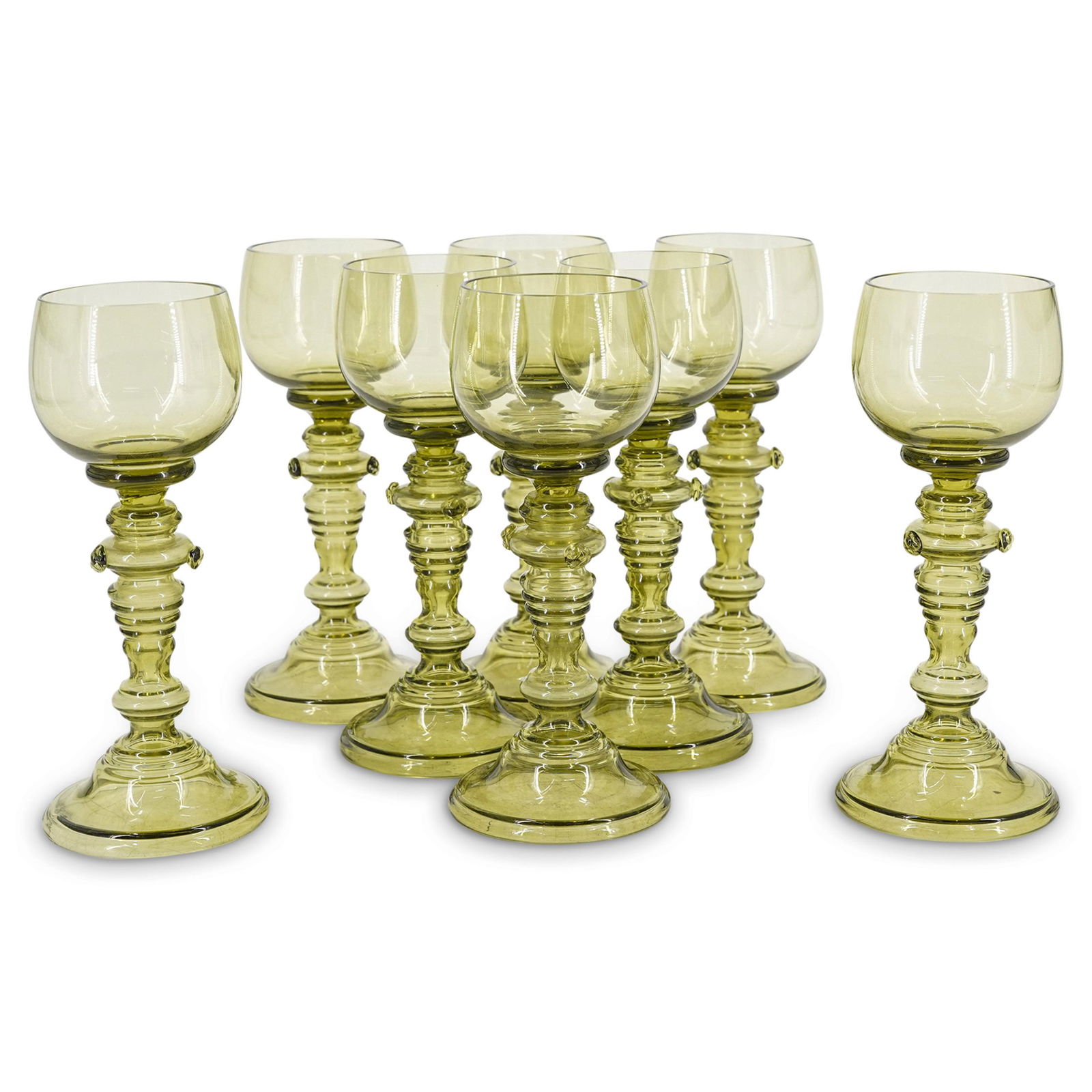 (8Pc) Antique Lobmeyr Crystal Glass Set (1 of 8)