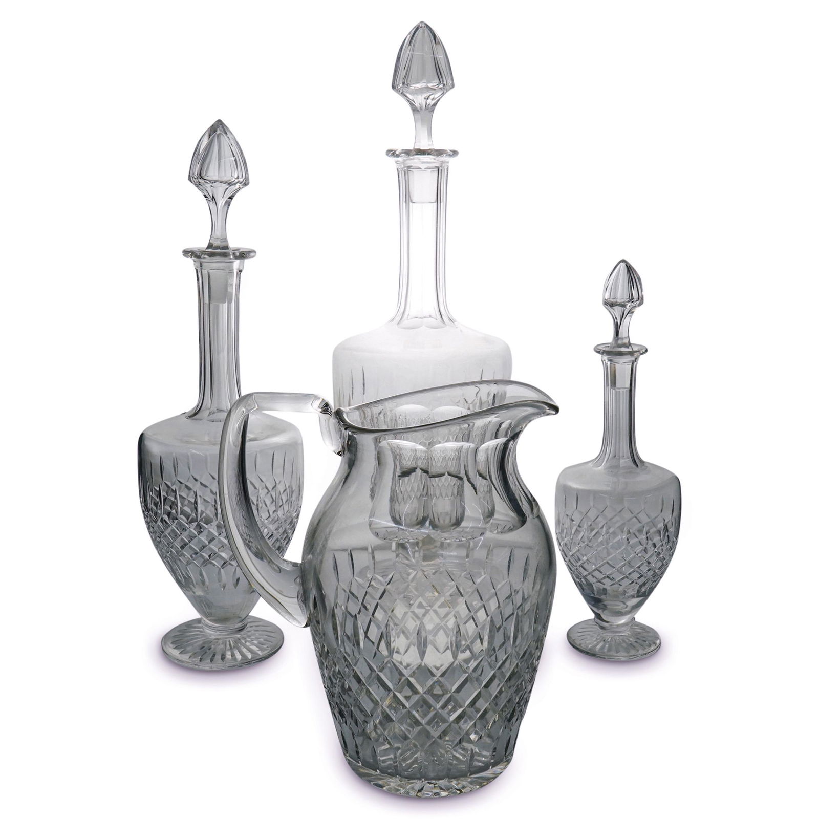 (4Pc) Set of St. Louis French Crystal Vessels (1 of 14)
