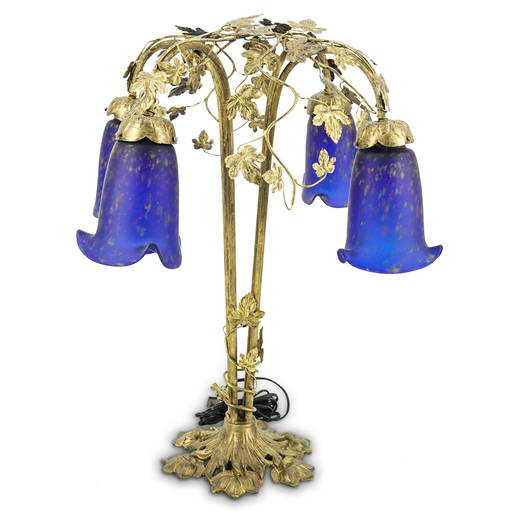 Antique Bronze Bluebell Lamp Apr 26, 2022 Akiba Antiques in FL