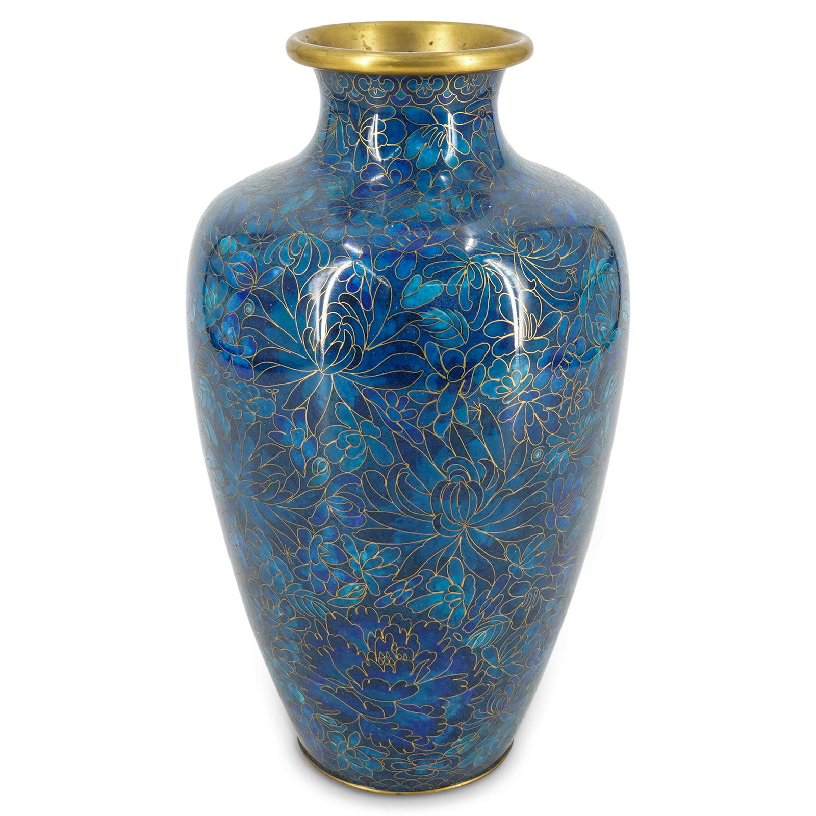 (2 Pc) Chinese Cloisonne Enamel Vases (1 of 15)