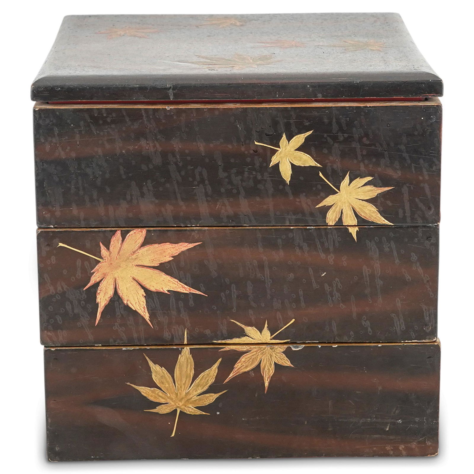 Japanese Traditional Bento Stackable Wooden Box (1 of 6)