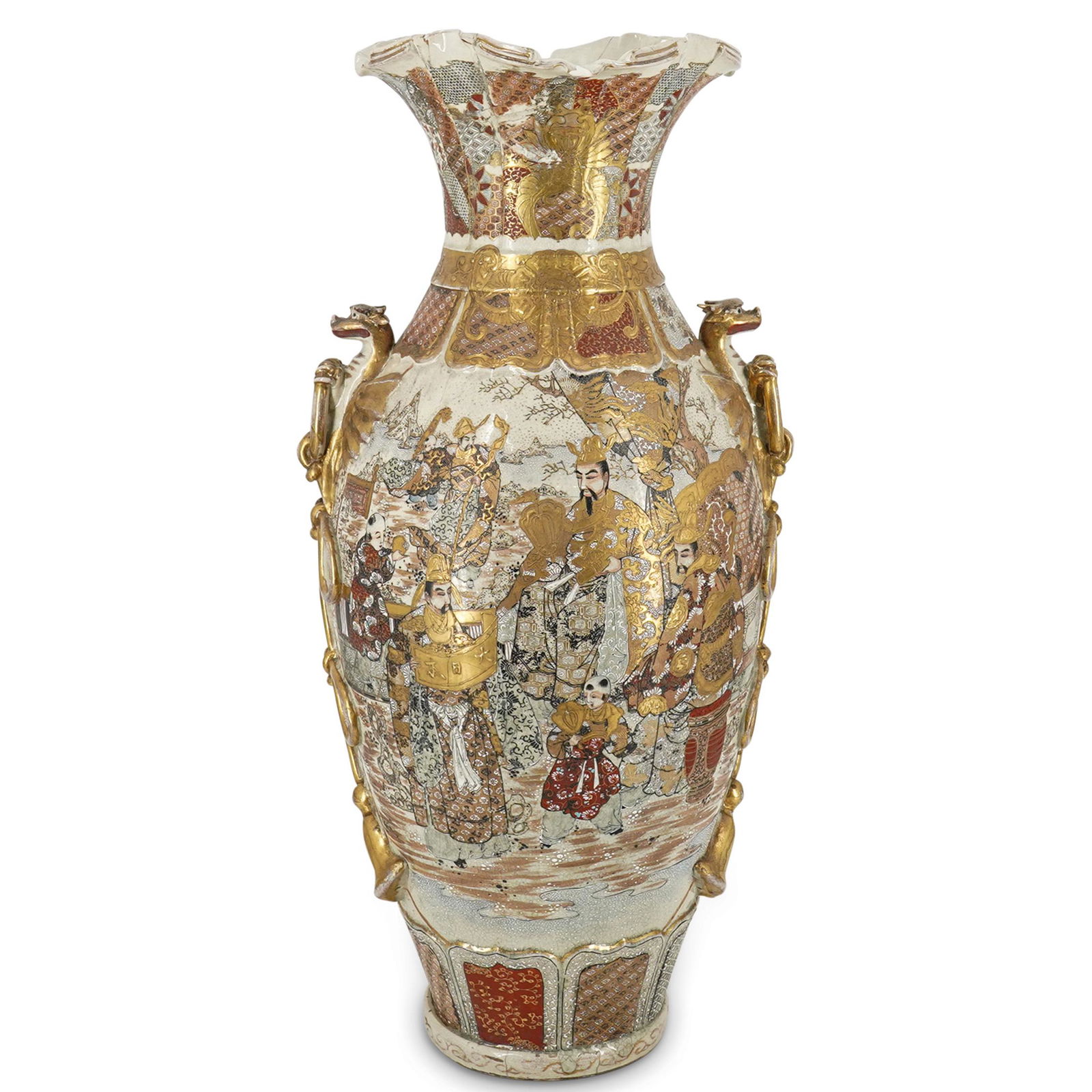 Japanese Satsuma Vase (1 of 11)