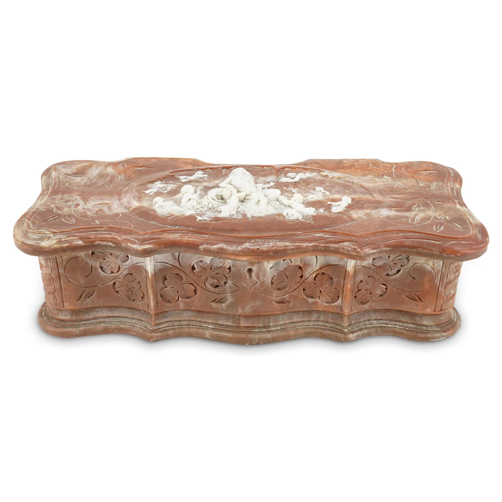 Incolay Cameo Box Decorated With "Venus In Repose" Image (1 of 9)