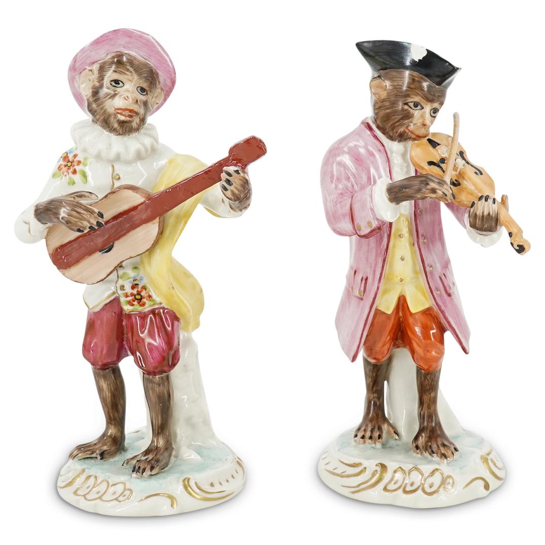 (2 Pc) British National Trust Collection Porcelain Monkeys (1 of 8)