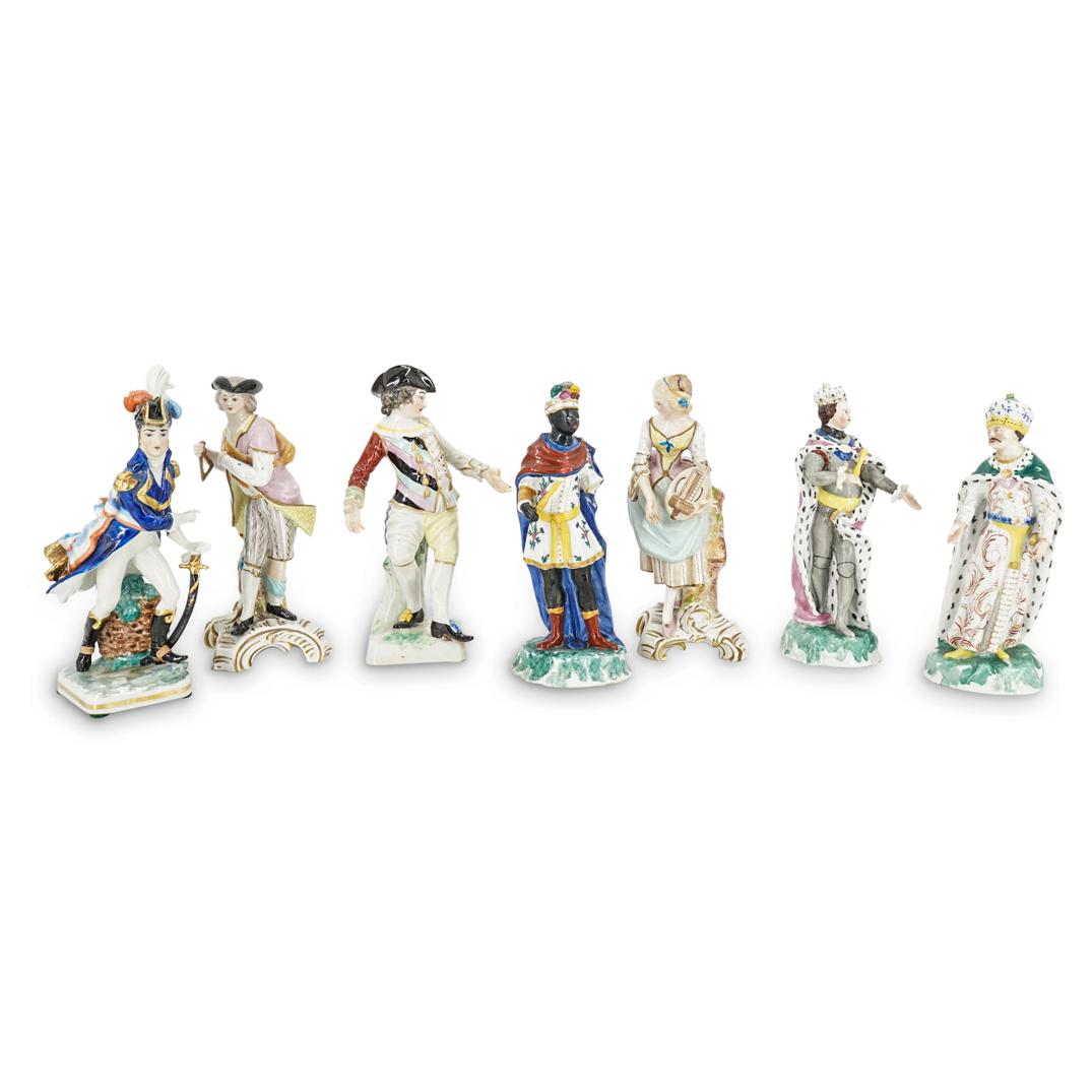 (7 Pc) Porcelain Figure Lot (1 of 14)