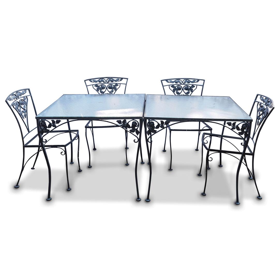 Woodard Garden & Patio Dining Table Set (1 of 11)
