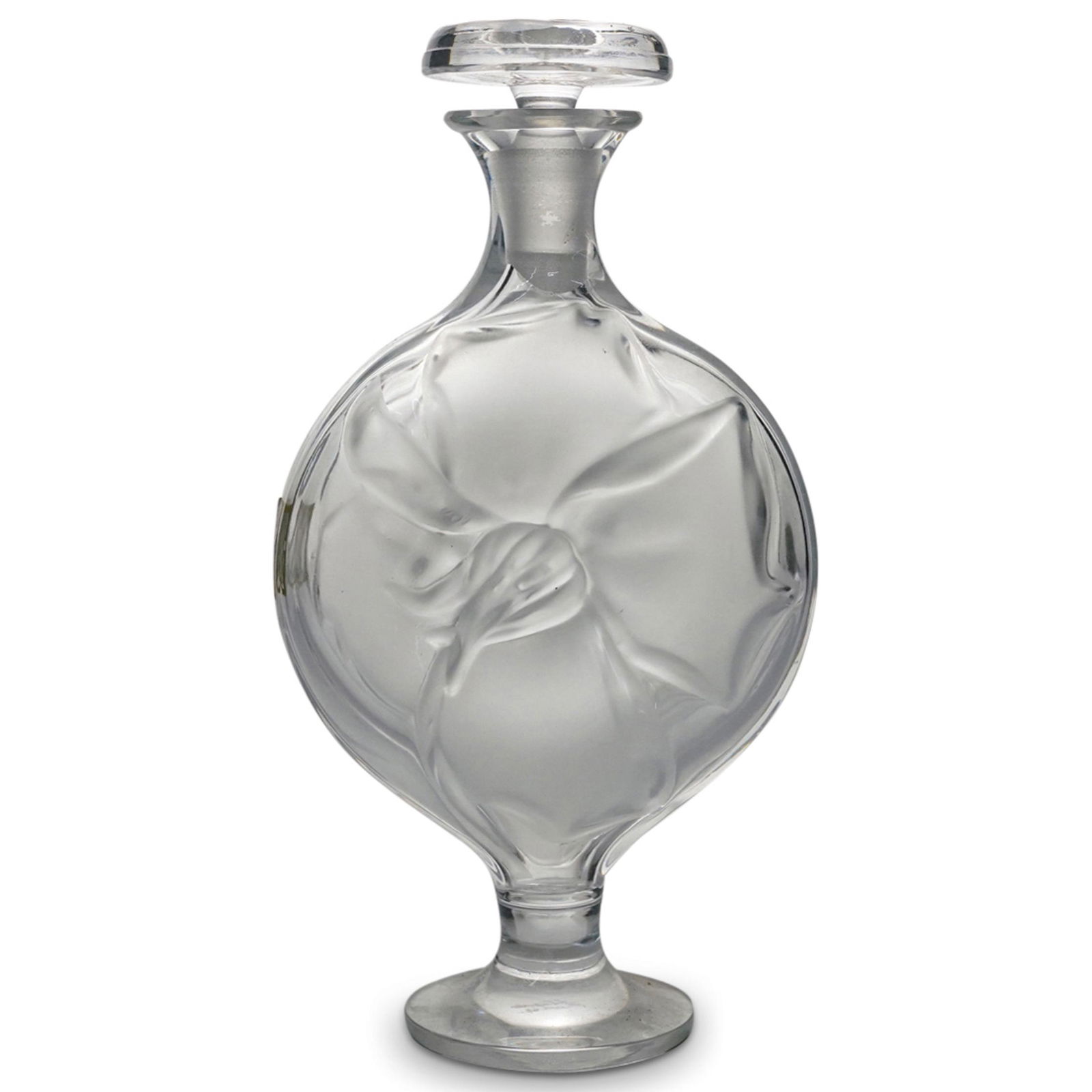 Lalique Crystal "Moulin Rouge" Perfume Bottle W/ Stopper (1 of 8)