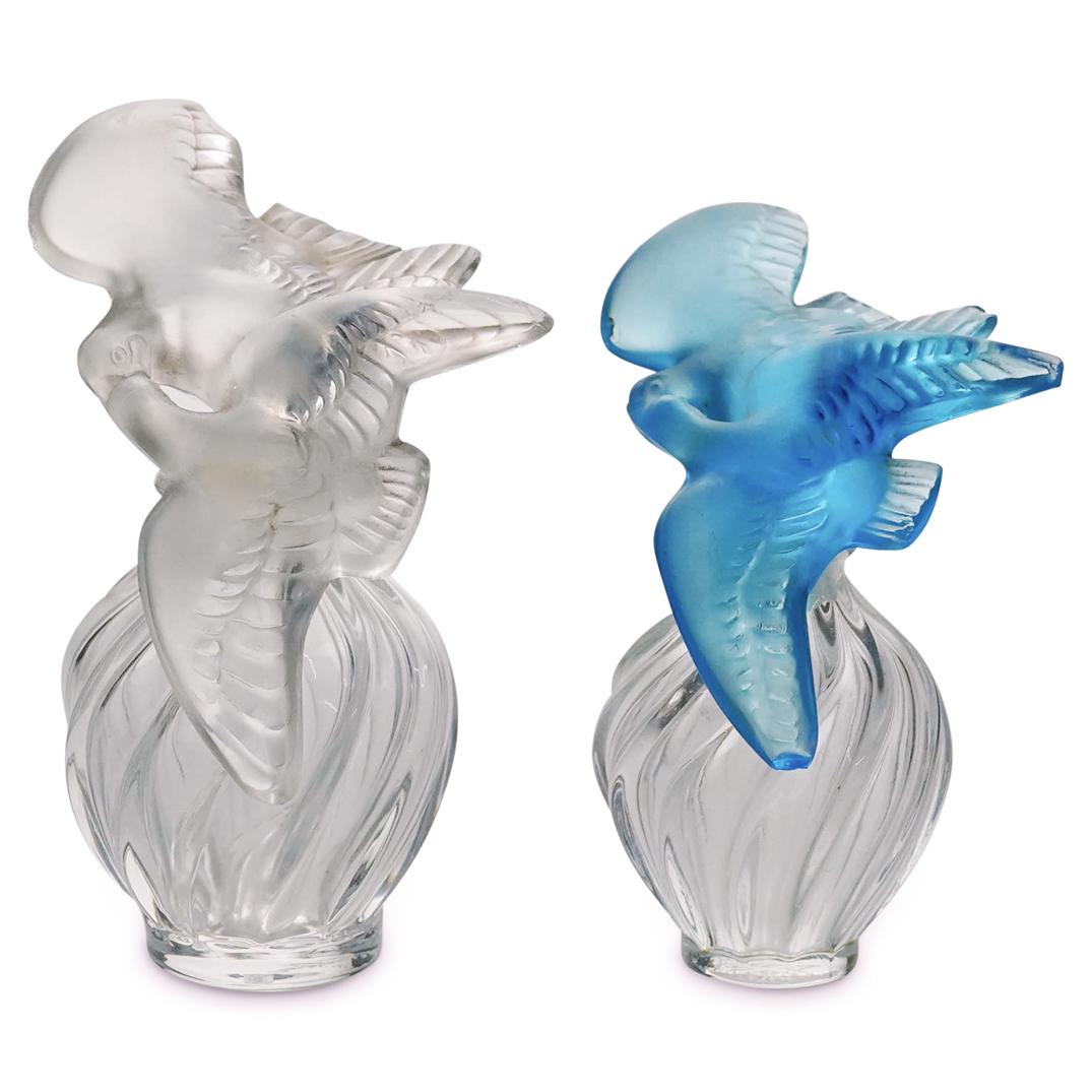 (2 Pc) Lalique L'Air du Temps Scent Bottles (1 of 6)