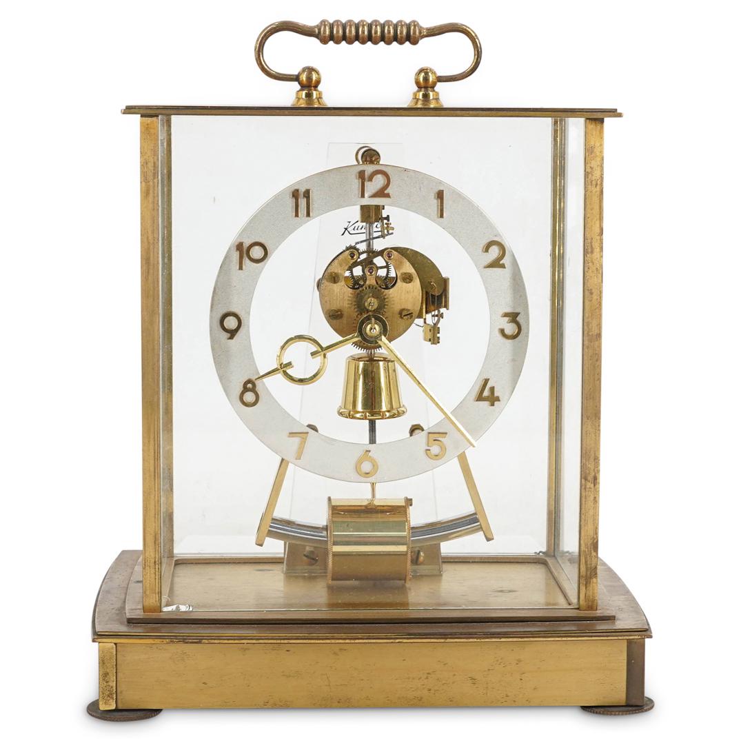 Kieninger and Obergefell Kundo Gilt Bronze Skeleton Clock (1 of 6)