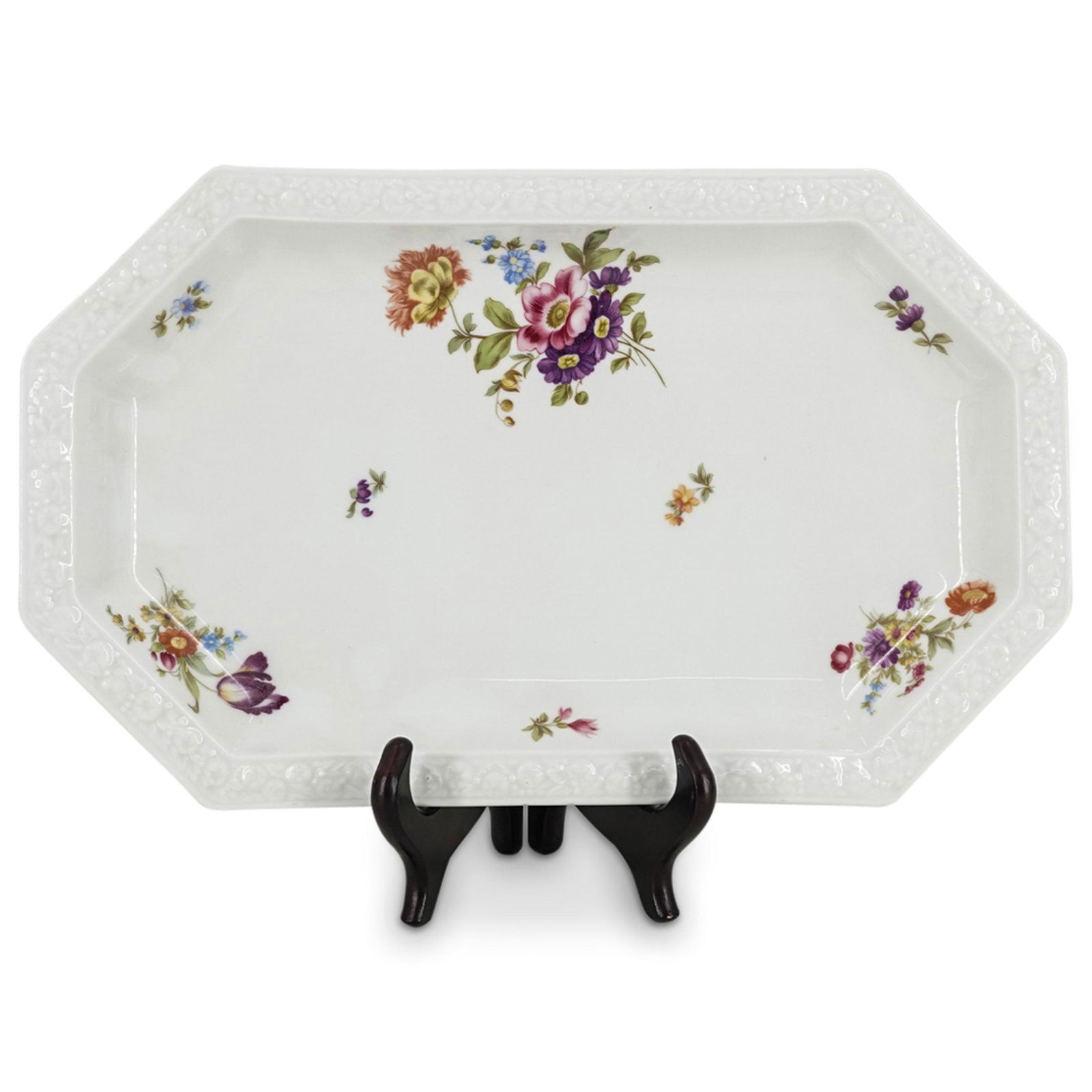 Rosenthal Porcelain "Meissen" Octagonal Serving Dish (1 of 5)