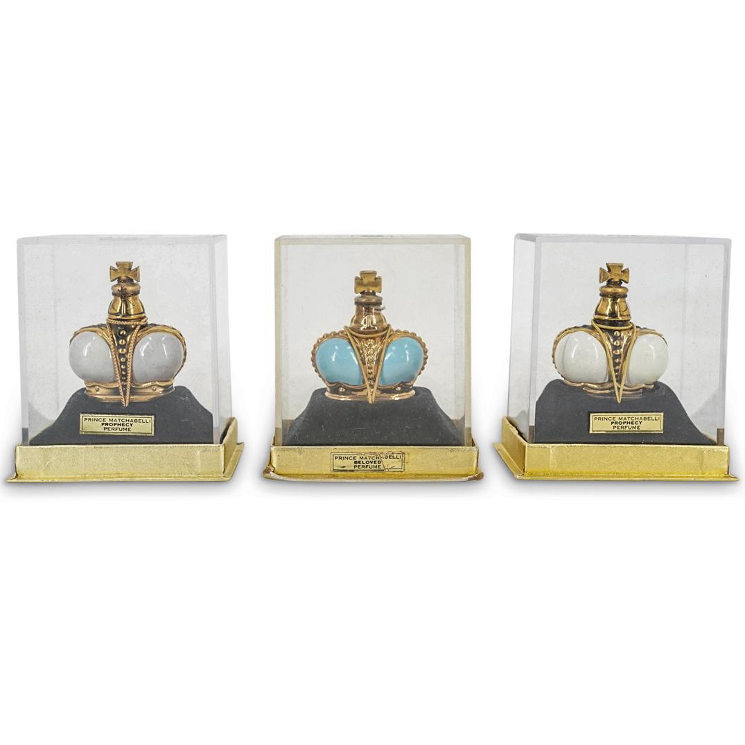 (3 Pc) Prince Matchabelli Perfume Bottles Set (1 of 4)