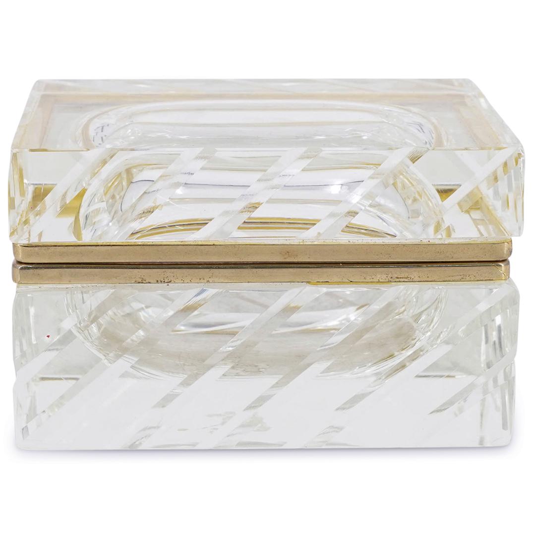 Italian Murano and Gold Plated Hinged Jewelry Box (1 of 4)