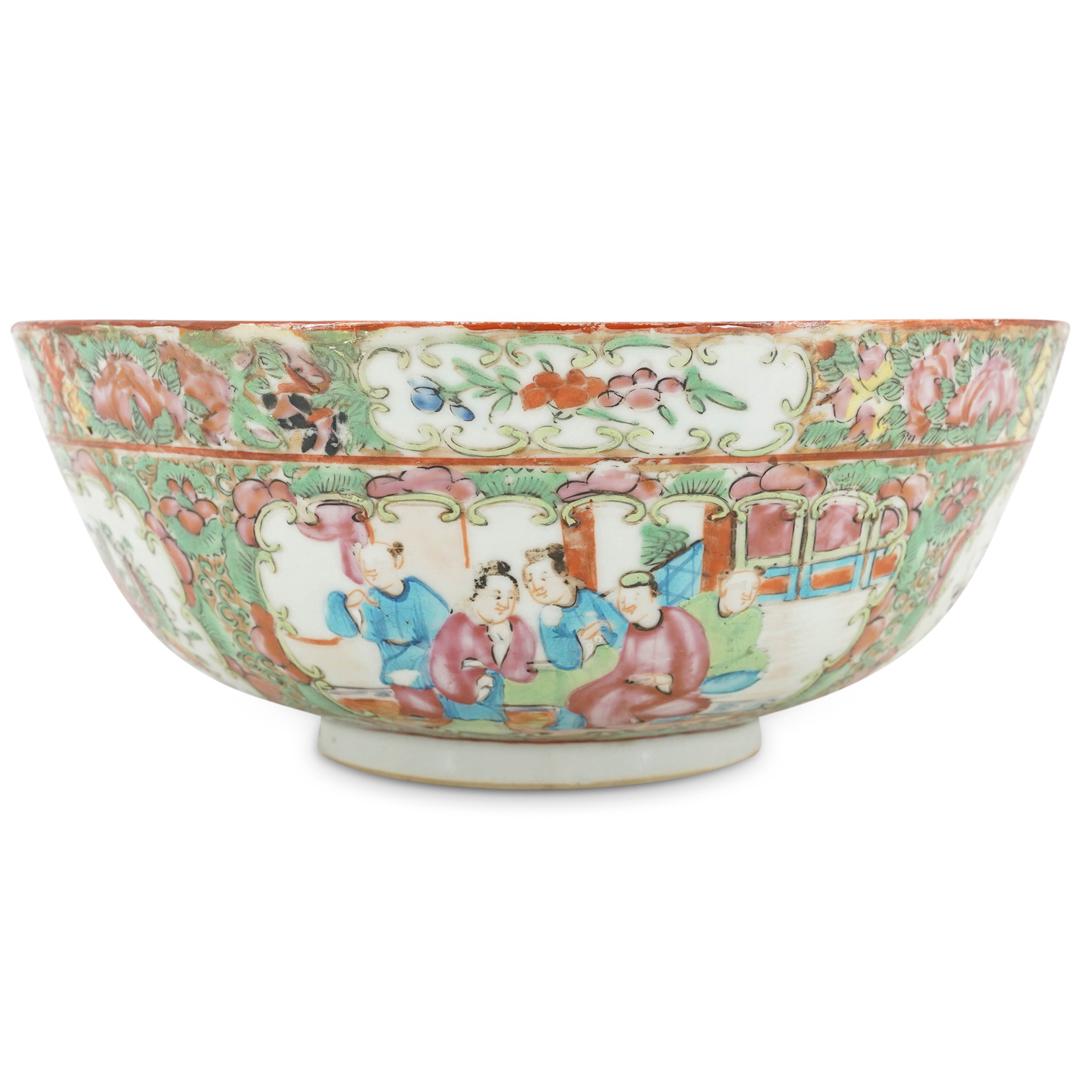 Antique Chinese Rose Medallion Bowl (1 of 7)