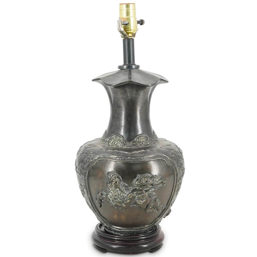 Chinese Bronze Lamp (1 of 5)