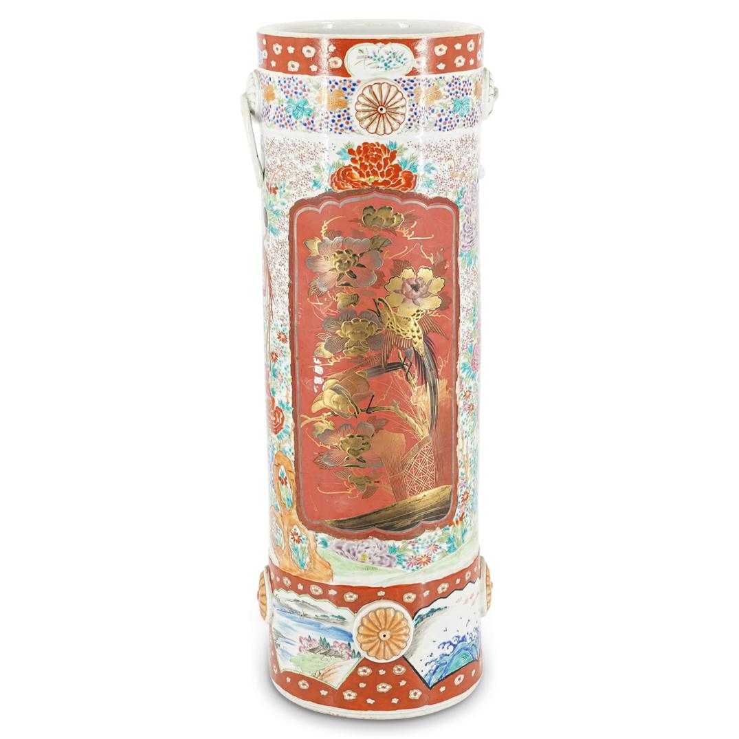 Japanese Kutani Porcelain Umbrella Stand (1 of 12)
