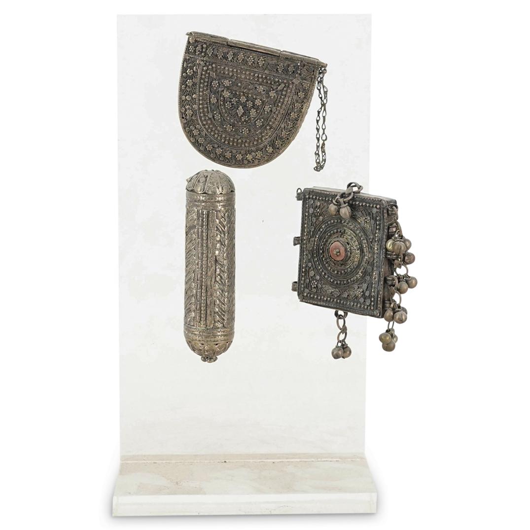 Oriental Silver Plated Amulet Pendants (1 of 6)