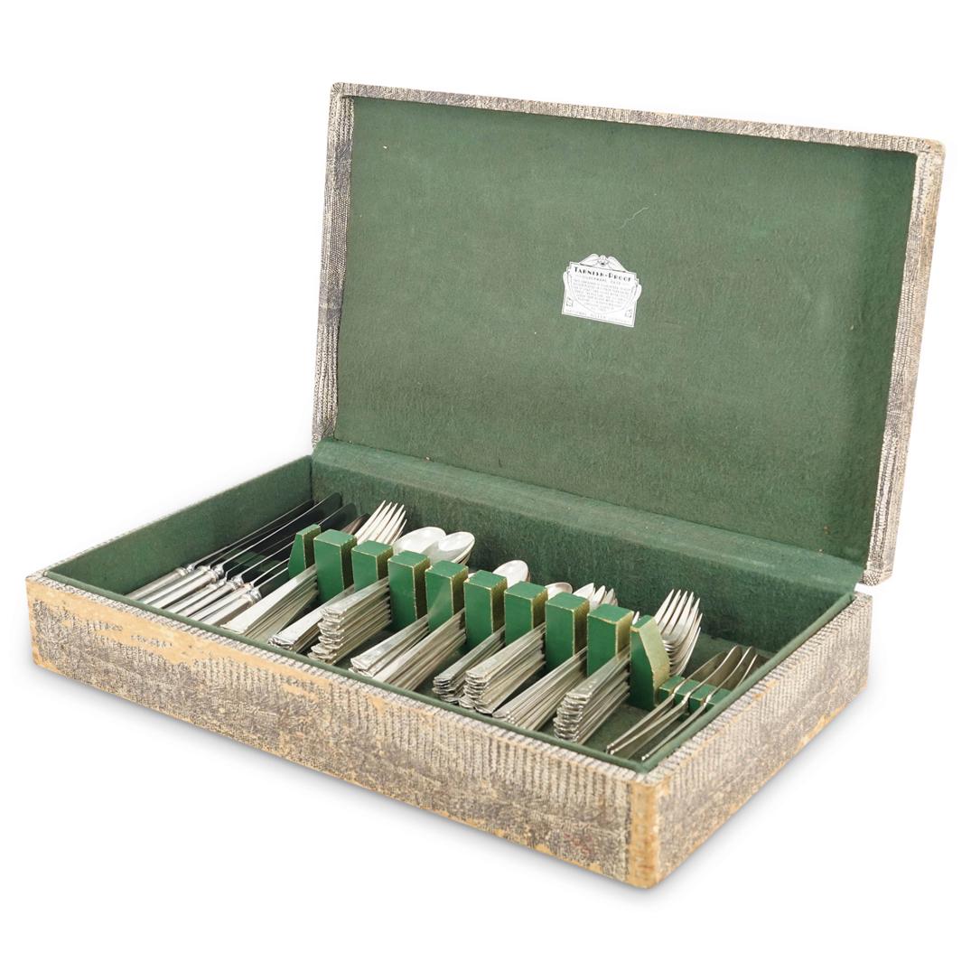 (108 Pc) Antique J.S. & Co. Joseph Seymour Sterling Silver Flatware Set (1 of 9)