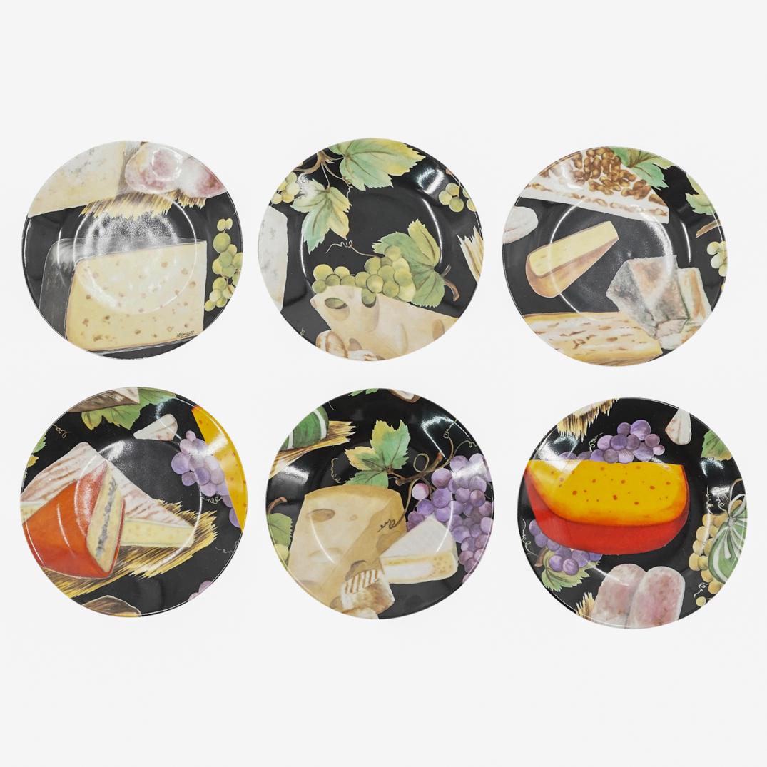 (6Pc) Limoges Philippe Deshoulieres Plates (1 of 8)